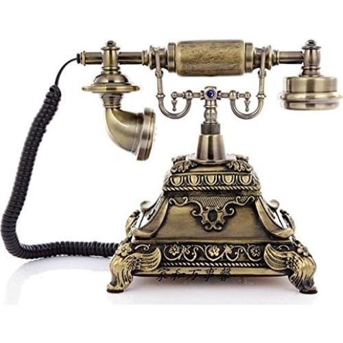 Teléfono de Disco Vintage TelPal 6111 en Bronce Antiguo