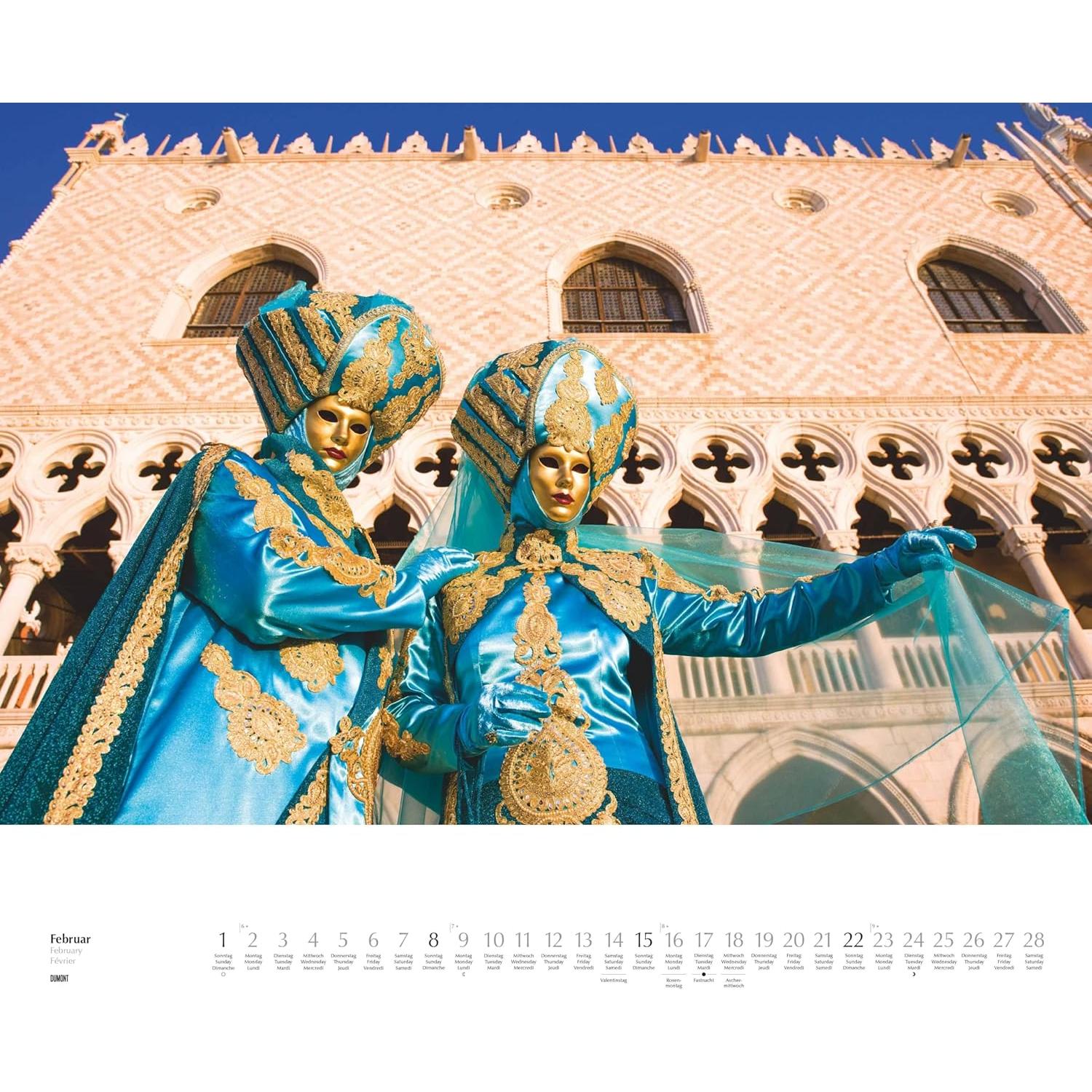 Calendario de Pared DUMONT 2026 Venecia 60 x 50 cm