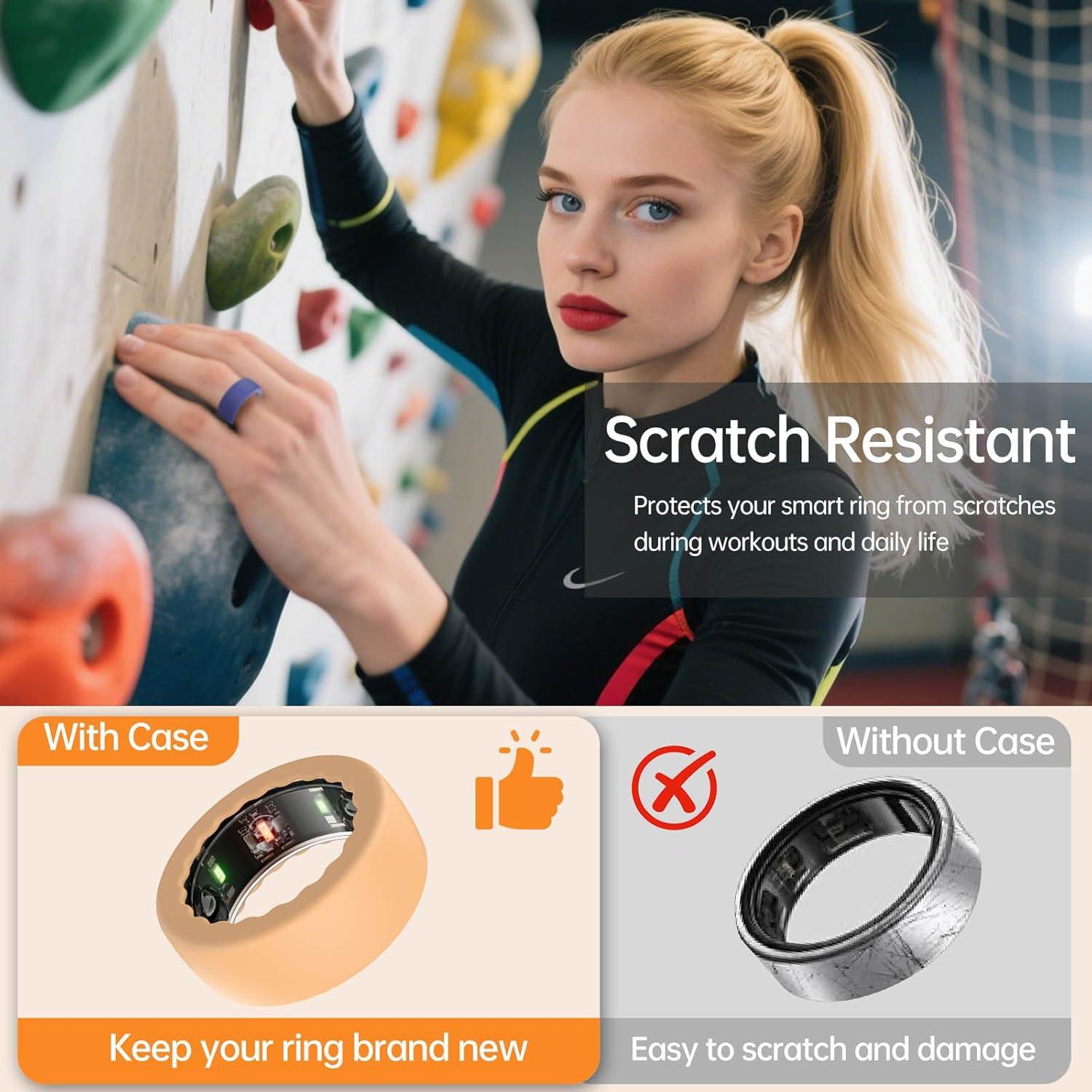 Funda de Silicona SUNDO 15Pack para Oura Ring Gen 3/4 - Protección Anti-Rasguños