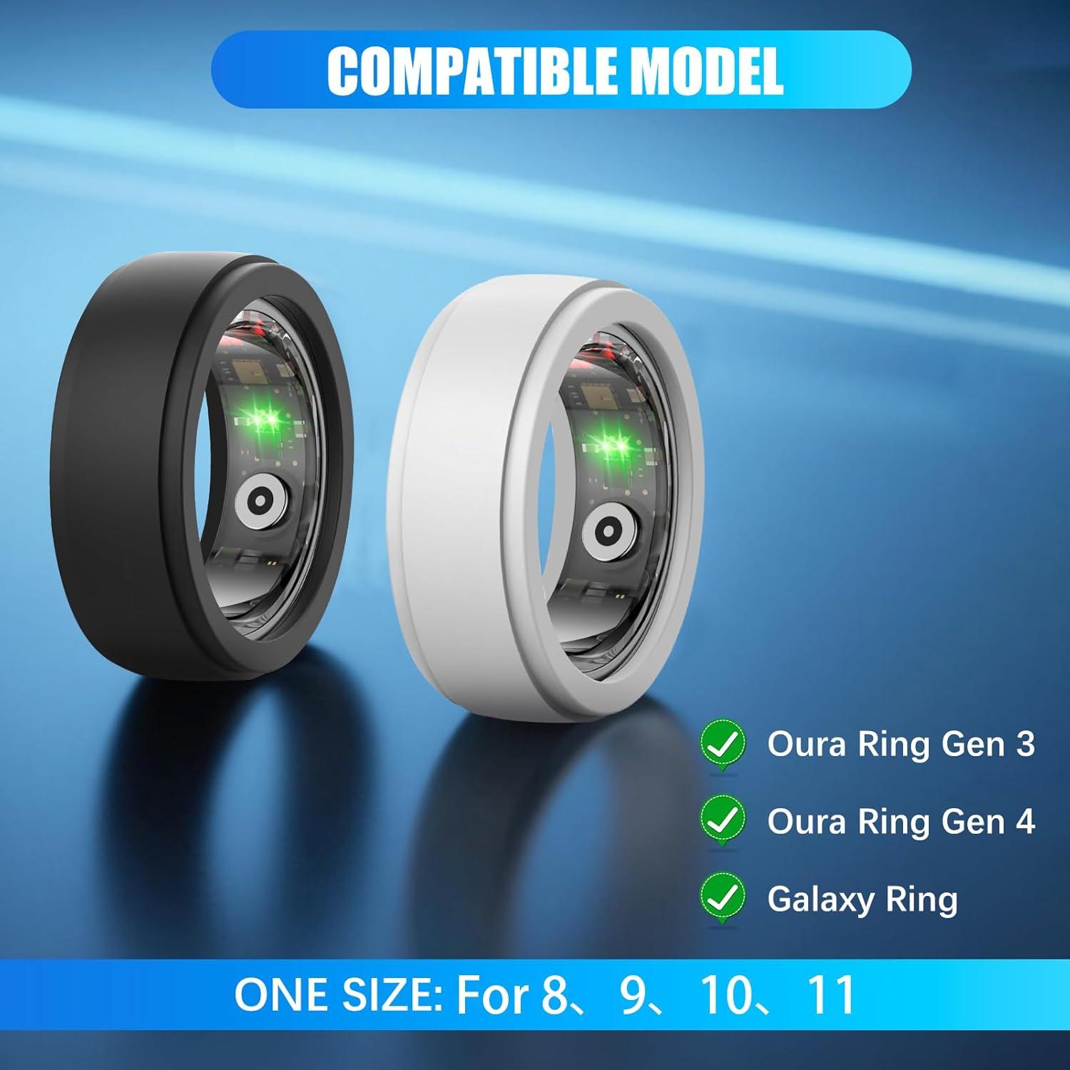 Cubierta de Silicona para Oura Ring Gen 3/4 - 2 Pcs