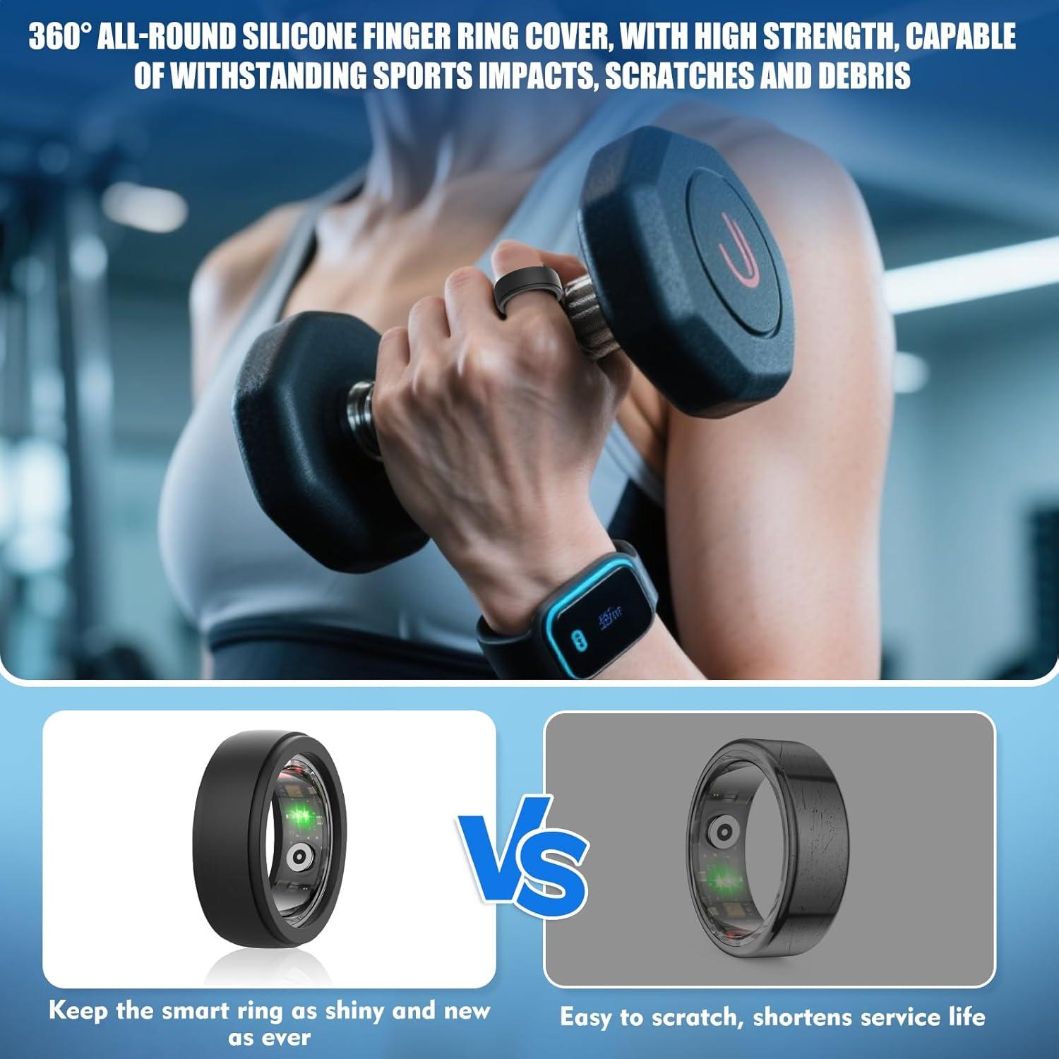 Cubierta de Silicona para Oura Ring Gen 3/4 - 2 Pcs