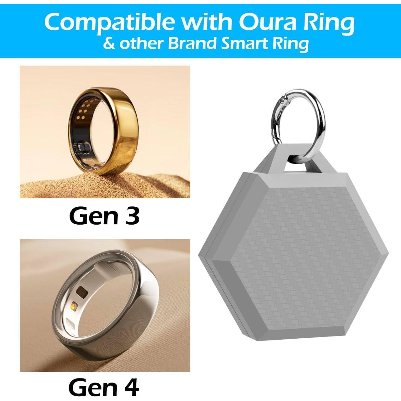 Estuche de Almacenamiento para Anillo Oura Gen 3 y 4 - Portátil