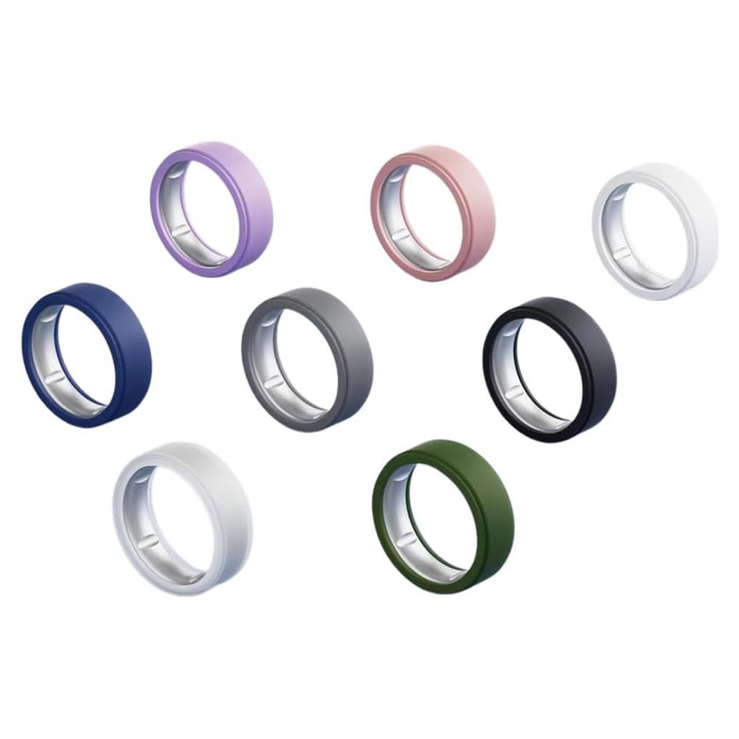 Cubierta de Silicona para Oura Ring Gen 4/3 y Reloj Samsung - 8 Pzs