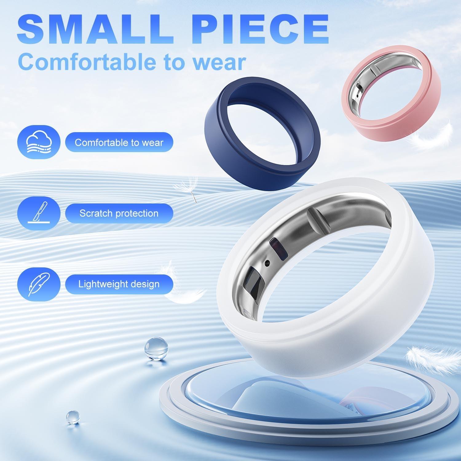 Cubierta de Silicona para Oura Ring Gen 4/3 y Reloj Samsung - 8 Pzs