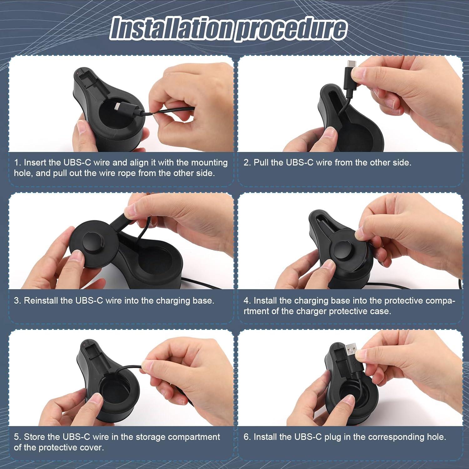 Funda de Cargador de Silicona Lasuroa para Anillo Oura Gen3