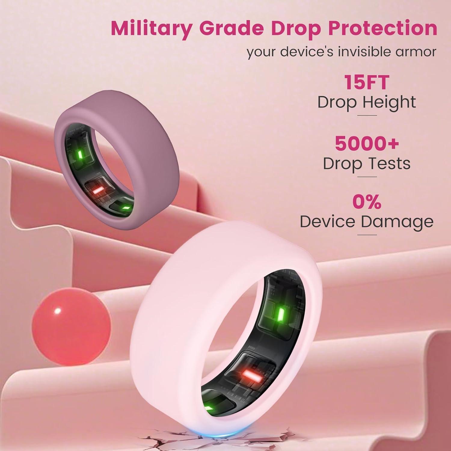 Paquete de 10 fundas de silicona para Oura Ring Gen 3 y 4