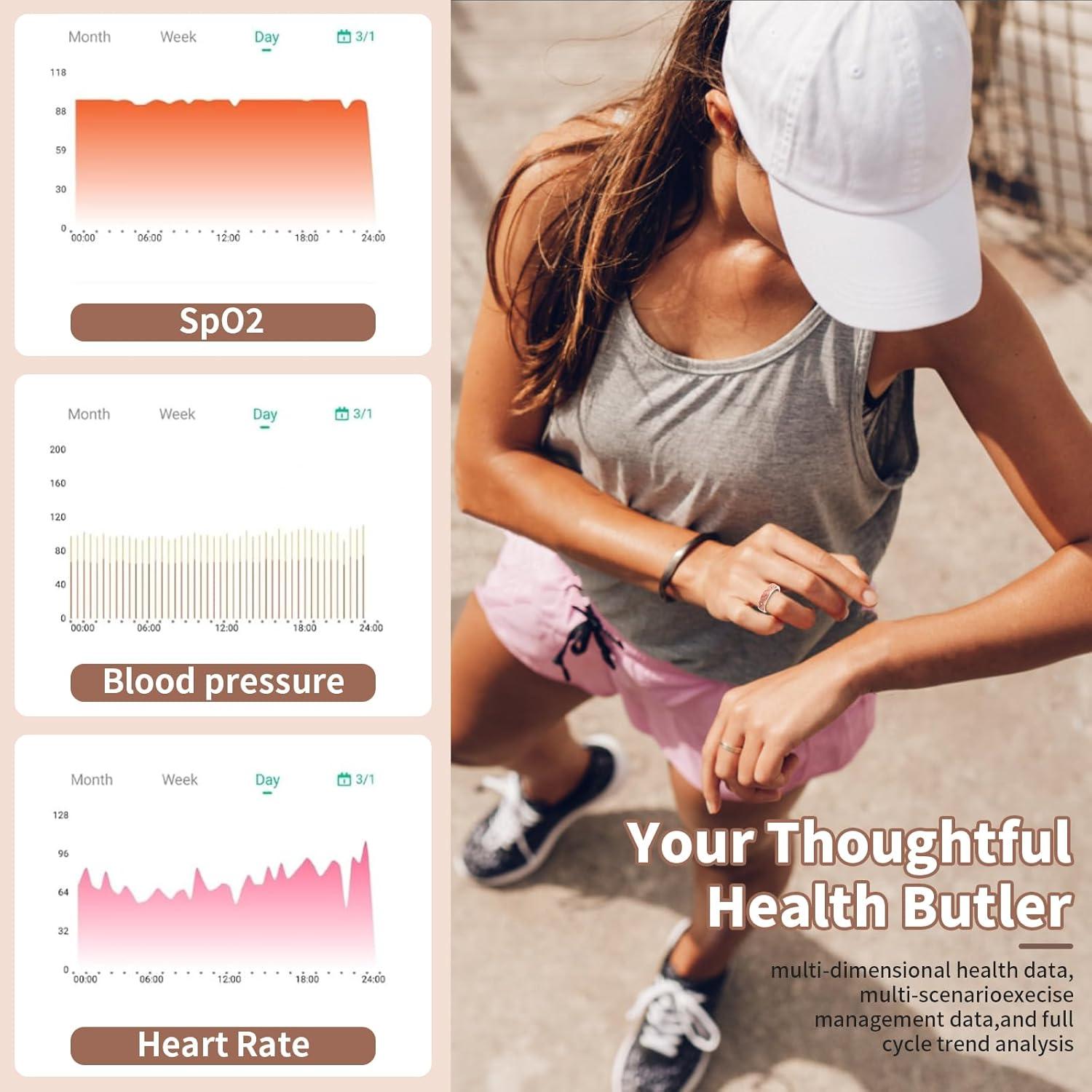 Anillo Inteligente JIANVNUI - Monitoreo de Salud y Fitness