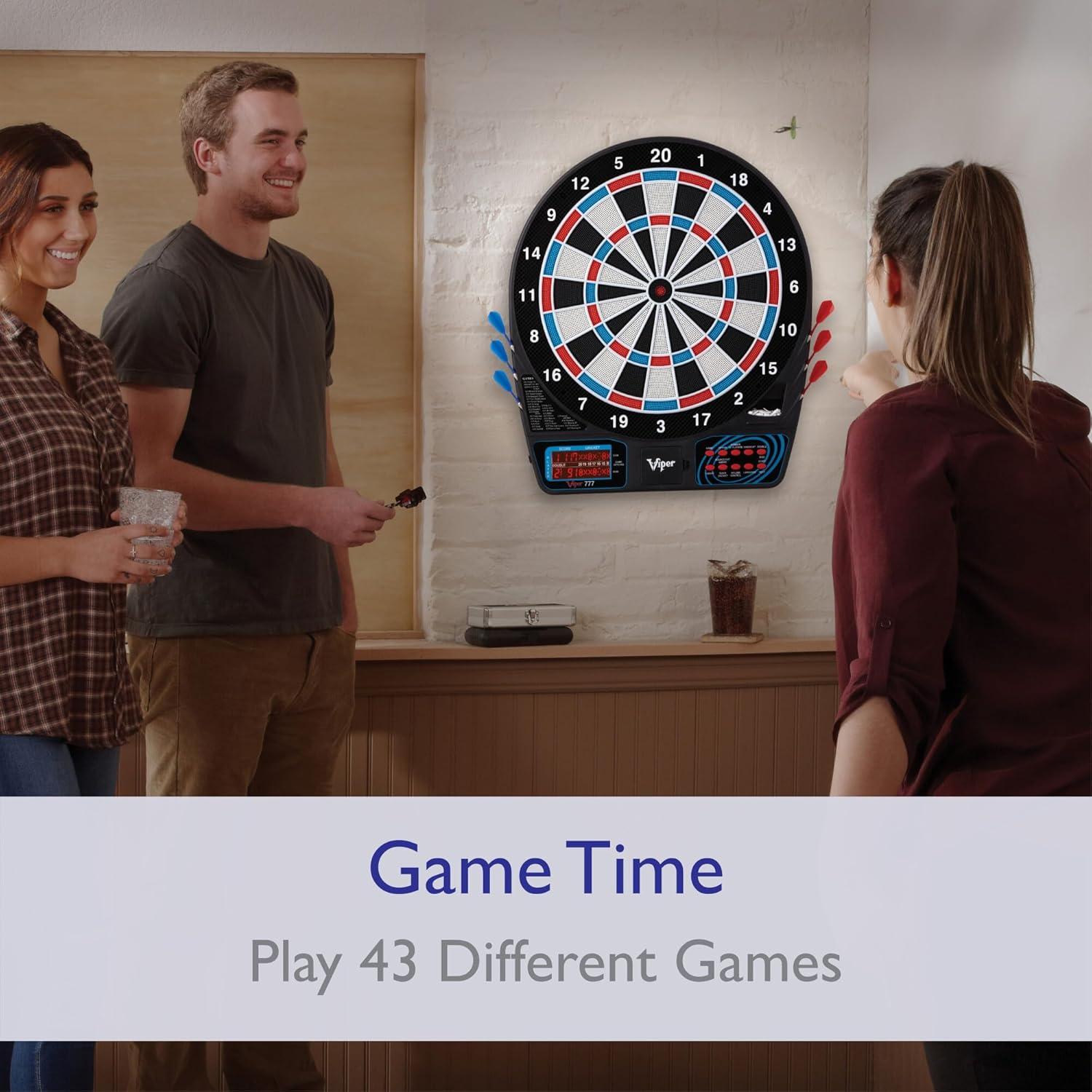 Tablero de Dardos Electrónico Viper 777 15.5" 43 Juegos