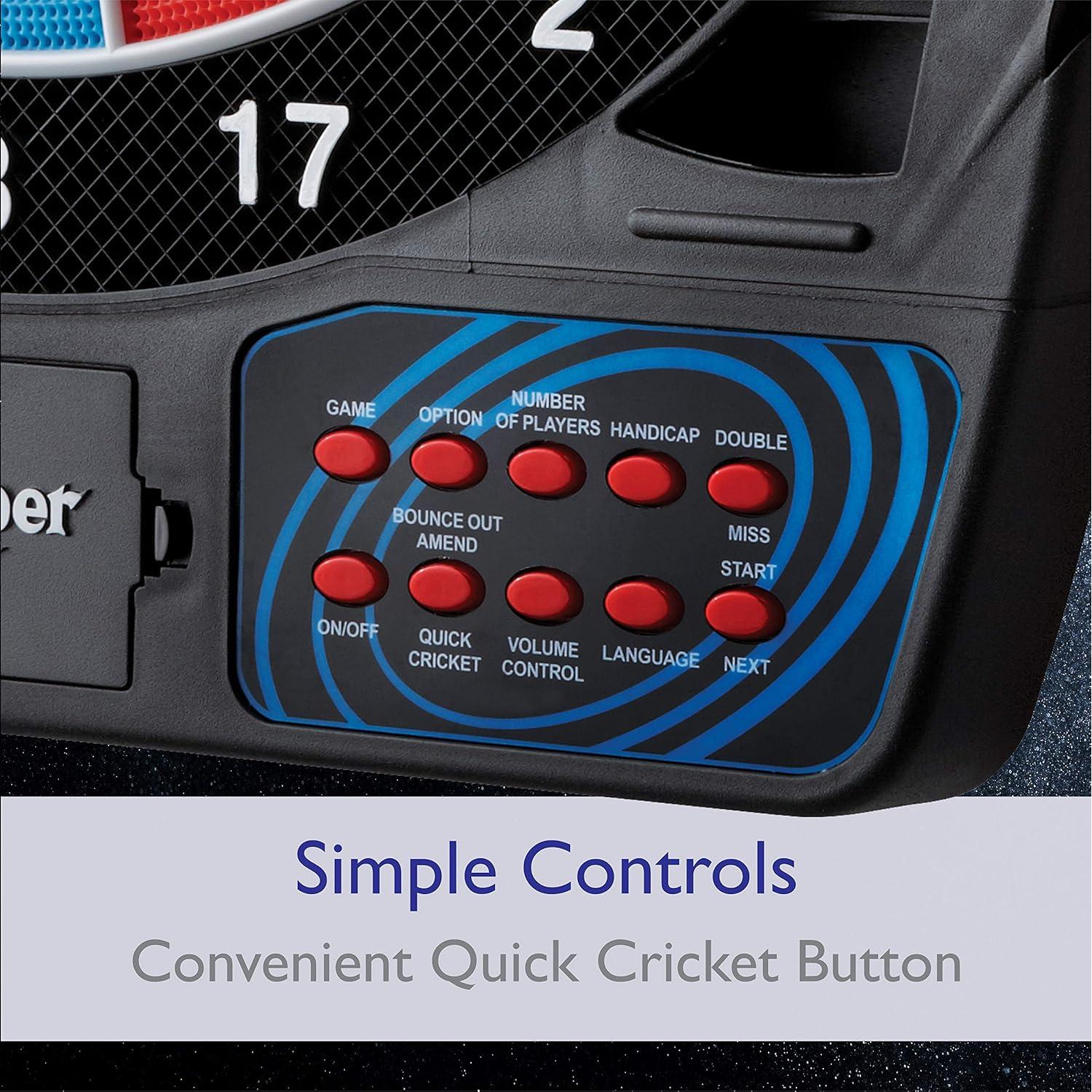 Tablero de Dardos Electrónico Viper 777 15.5" 43 Juegos