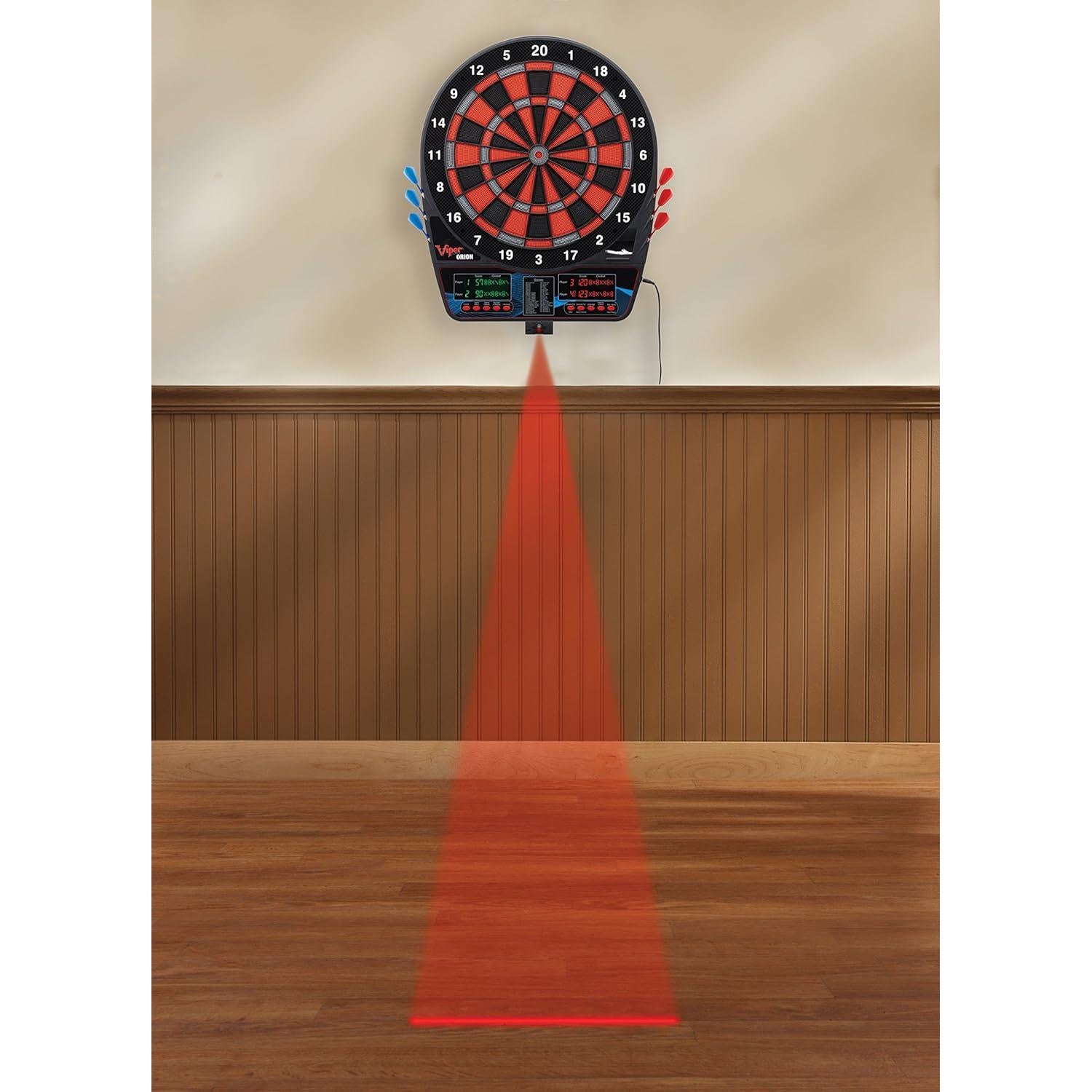 Tablero de Dardos Electrónico Viper Orion 39.37 cm con LaserLite