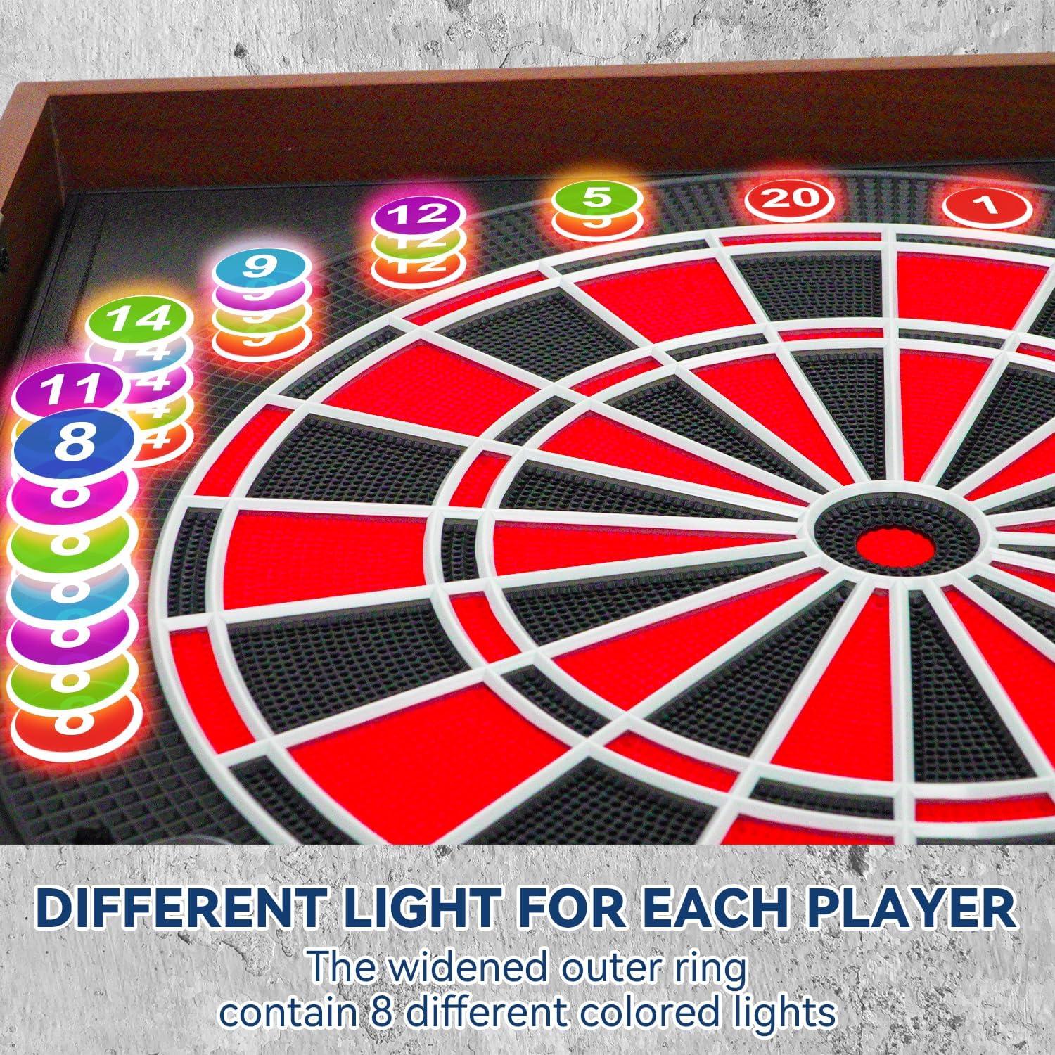 Tablero de Dardos Electrónico WIN.MAX con Gabinete MDF 50.8 cm