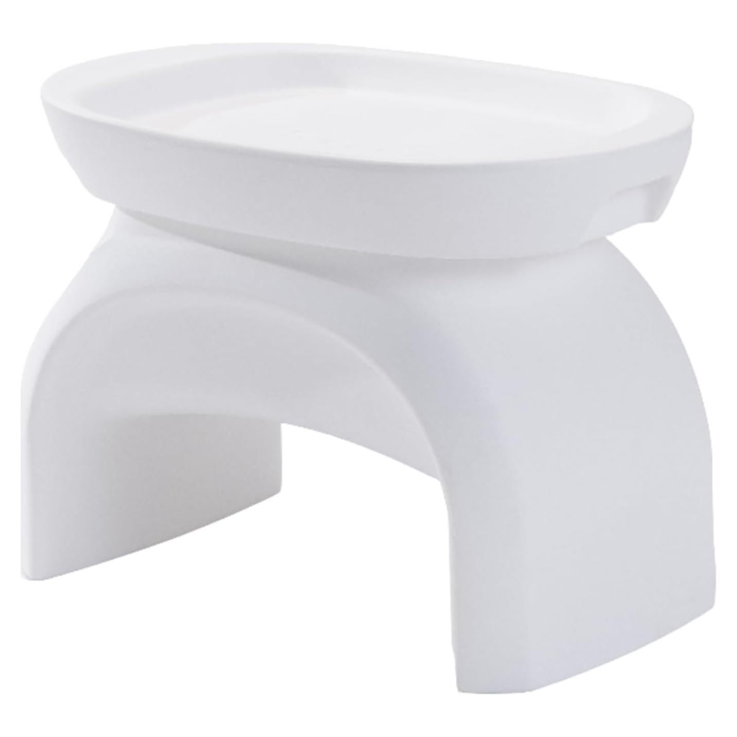 Mesa Lateral Vero Step2 con Bandeja de Servicio Blanca 46.99 cm