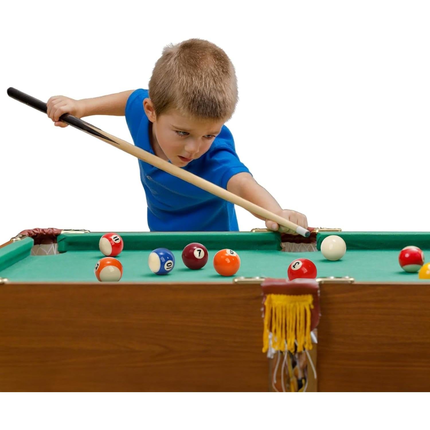 Juego de Bolas de Billar Mini TOPZEA 3.81 cm con Rack