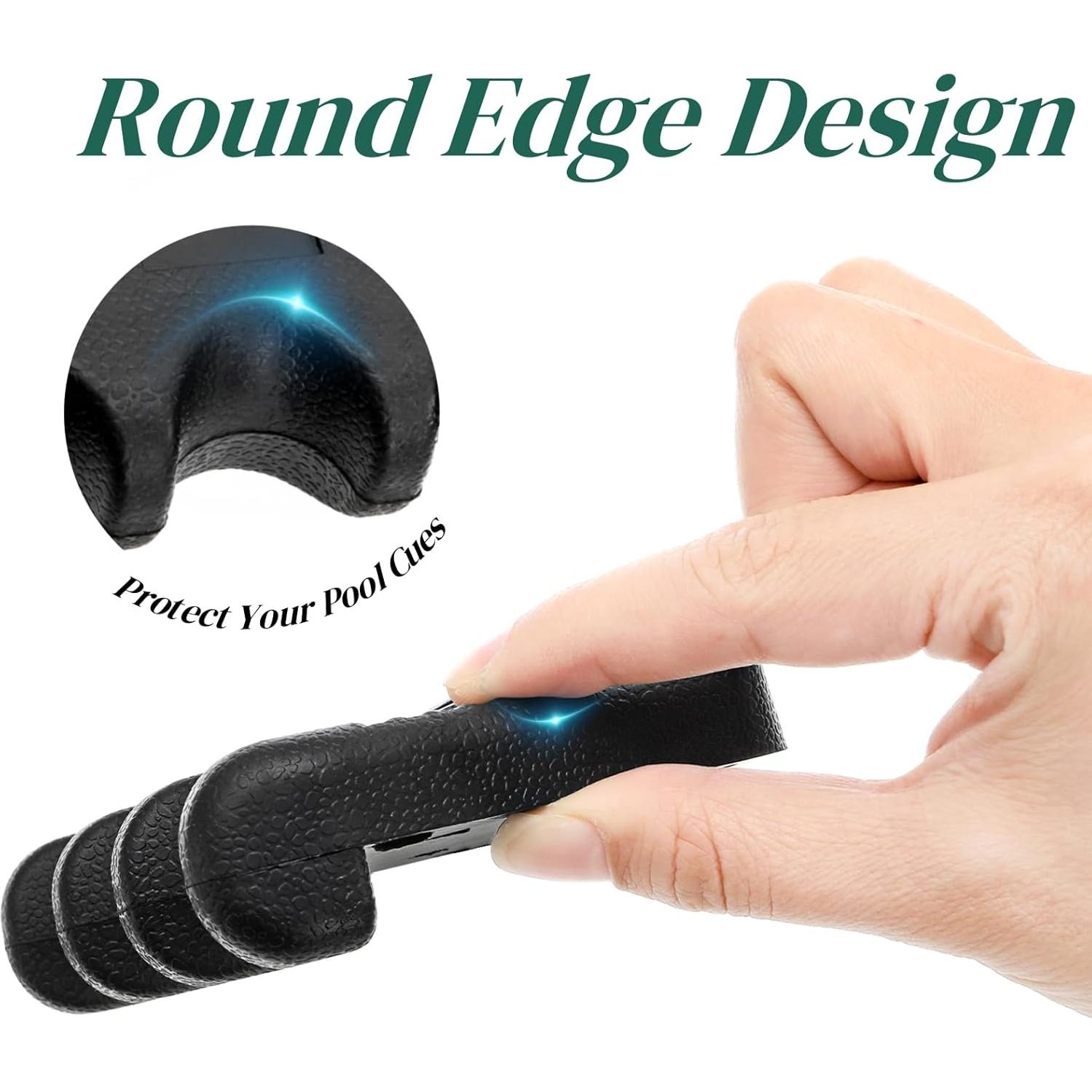 Soporte de Taco de Billar Eorbow 3 Agujeros Portátil Antideslizante