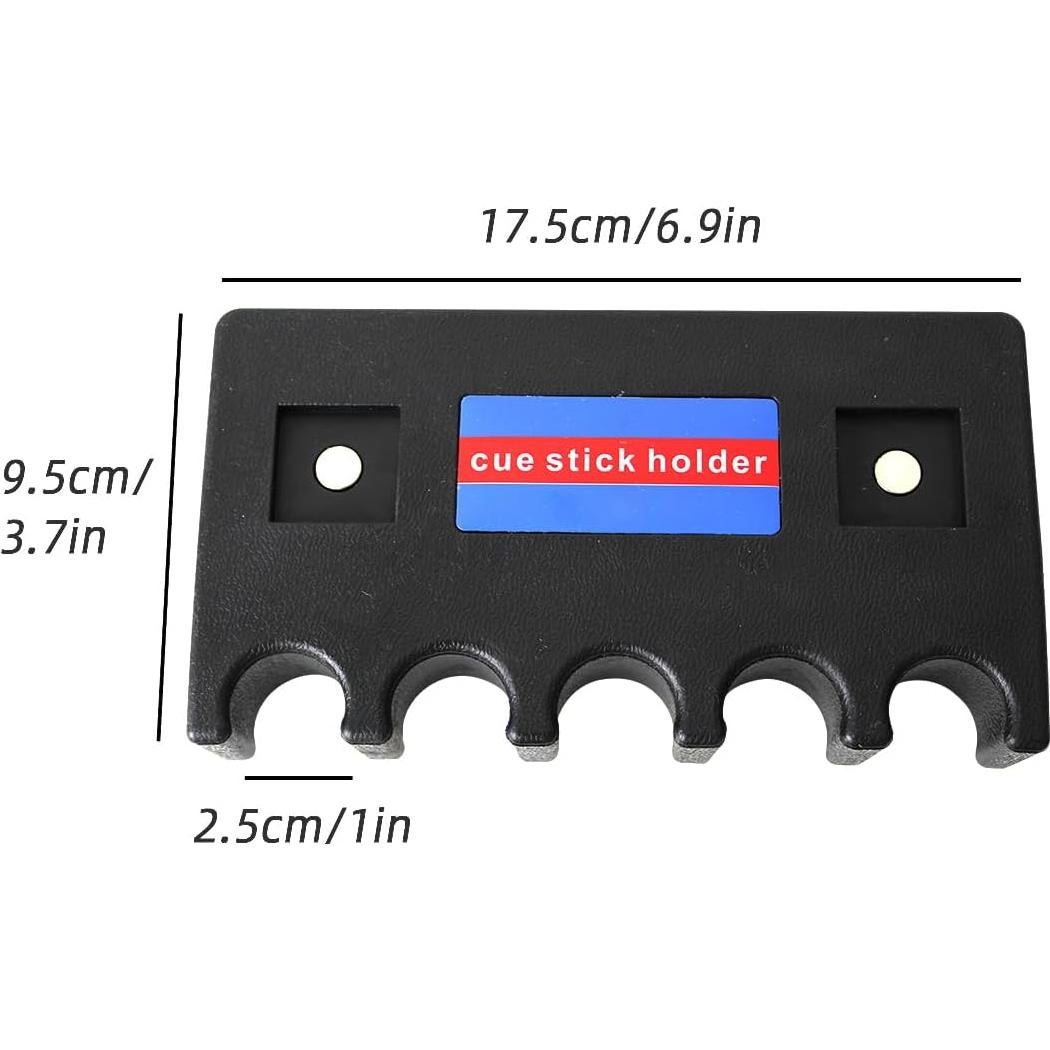 Soporte de Taco de Billar Scott Edward para 5 Tacos - Portátil