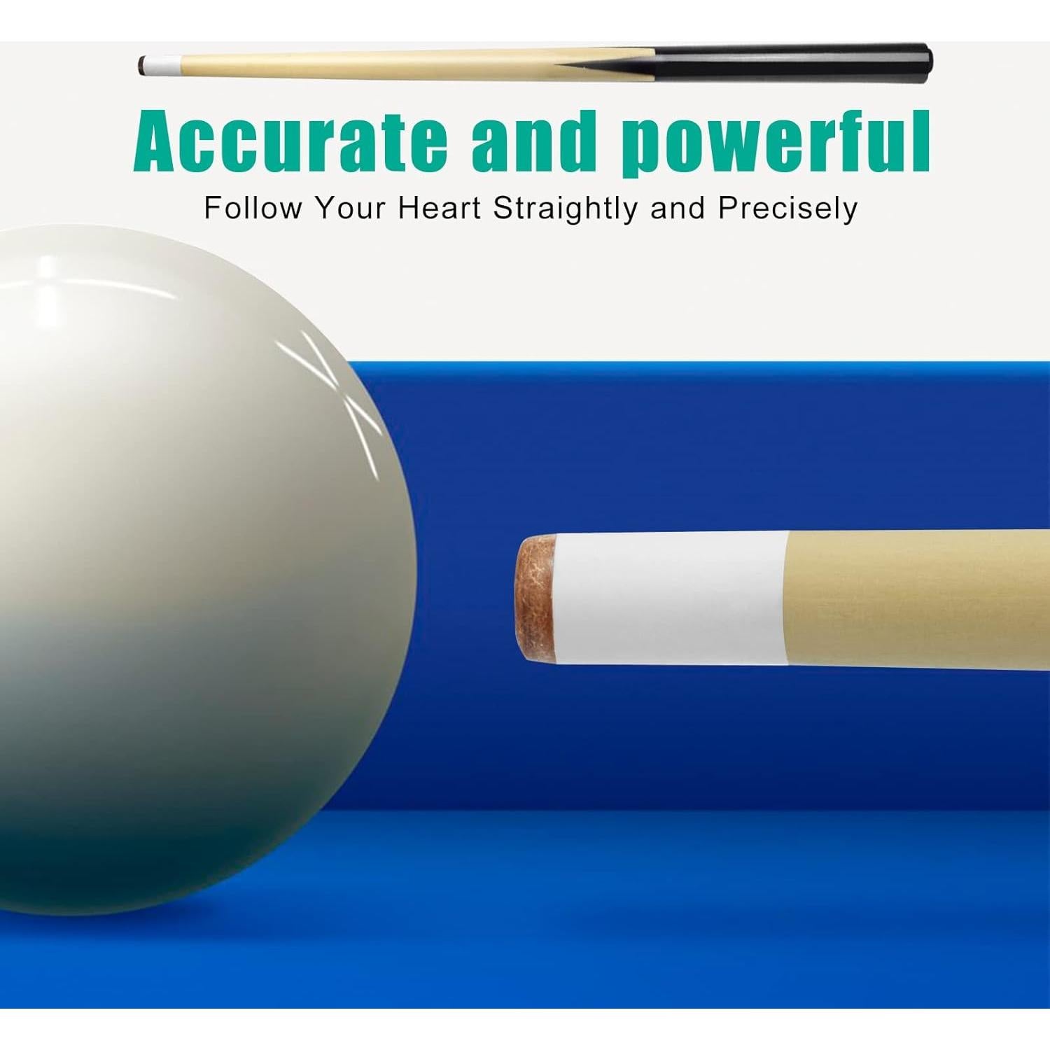 Palos de Billar de Madera VANLAN 91.44 cm Juego de 2