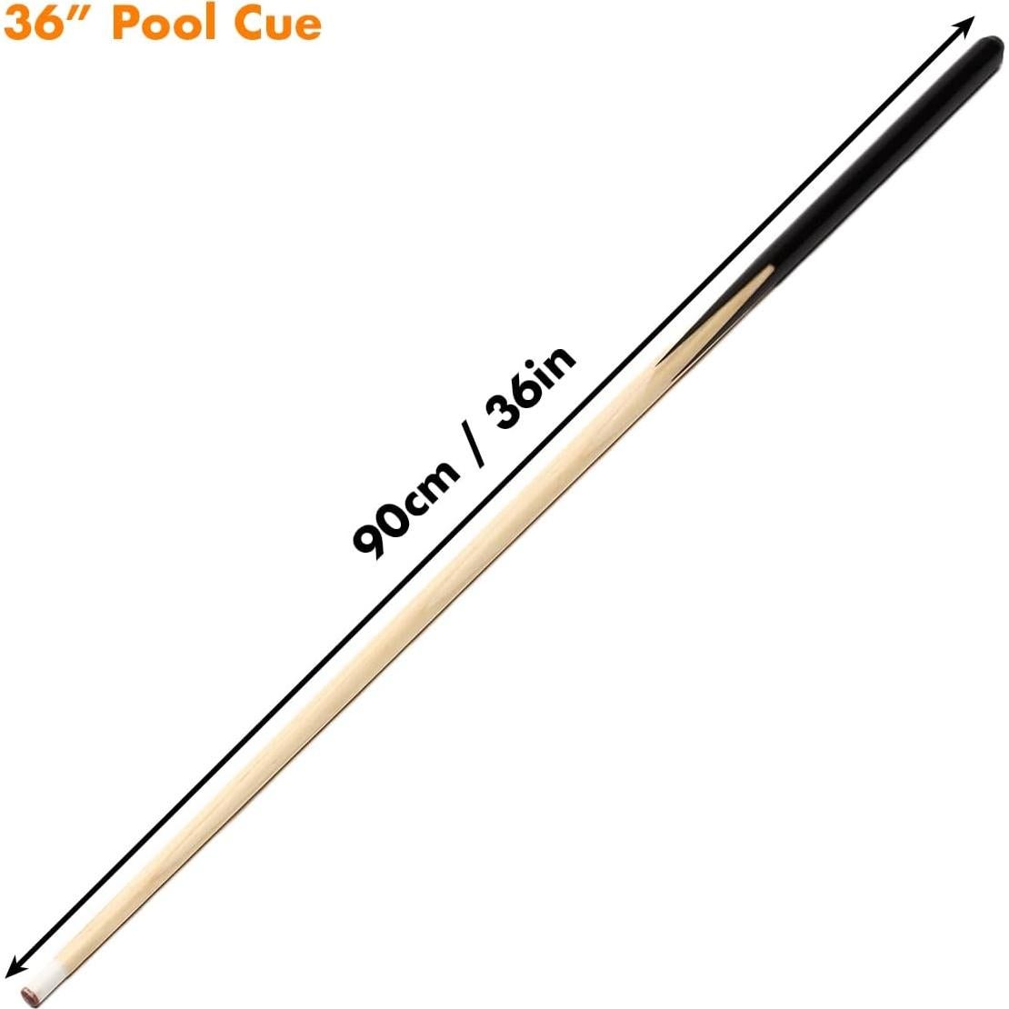 Taco de Billar de Madera Genubi 36" (91.44 cm) - Juego de 2