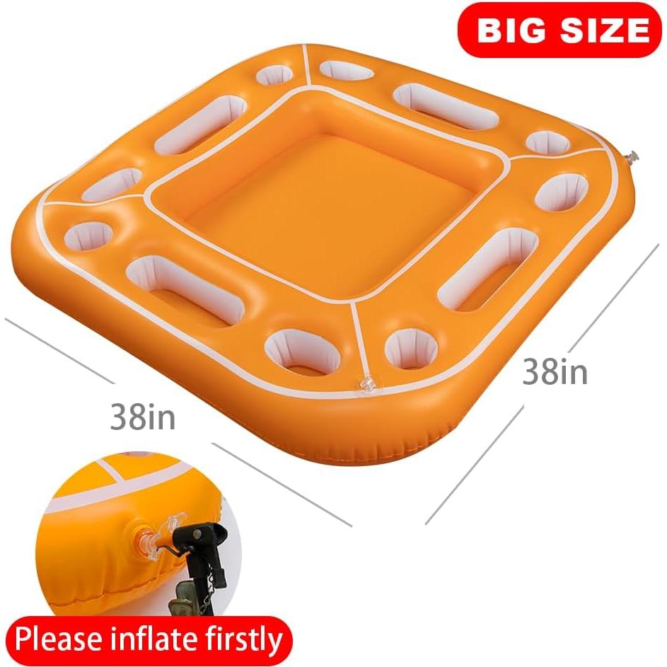 Mesa Flotante para Juegos de Pool GNYOGO 96.5x96.5cm Blanca
