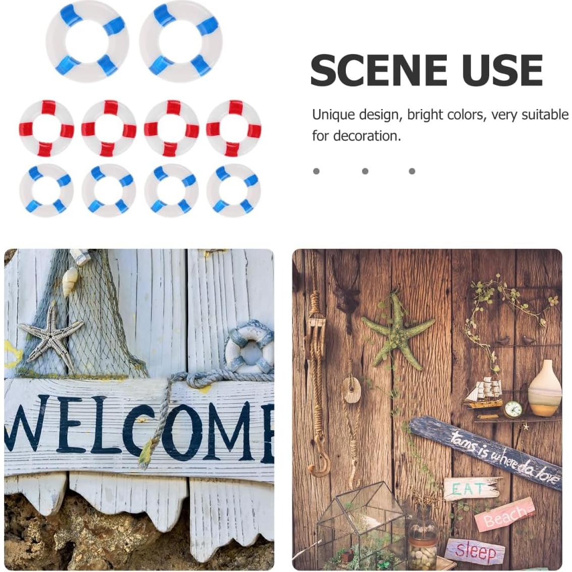 Mini Anillos de Vida Balacoo - Decoración Náutica en Resina