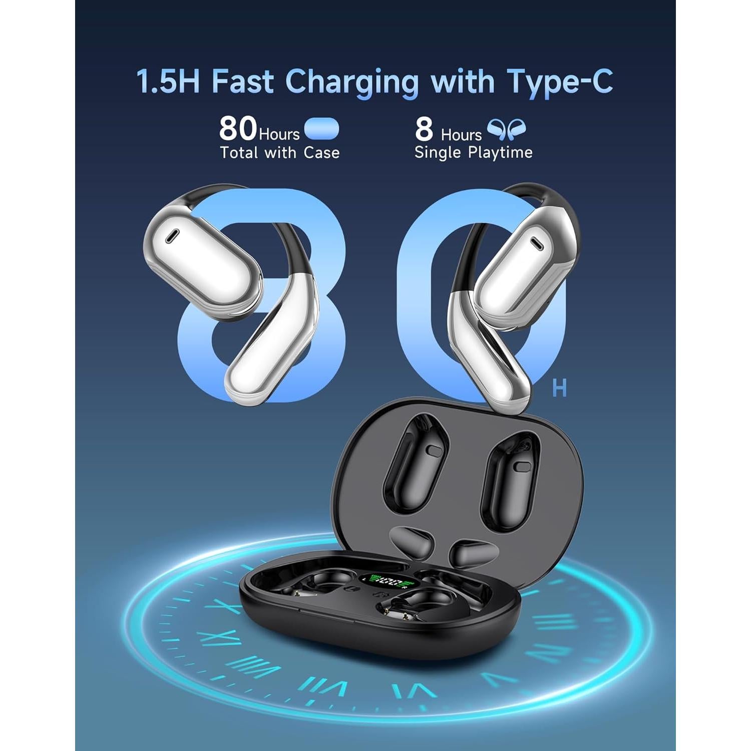 Auriculares de Traducción AI Mosyxe Q16AI Inalámbricos Bluetooth