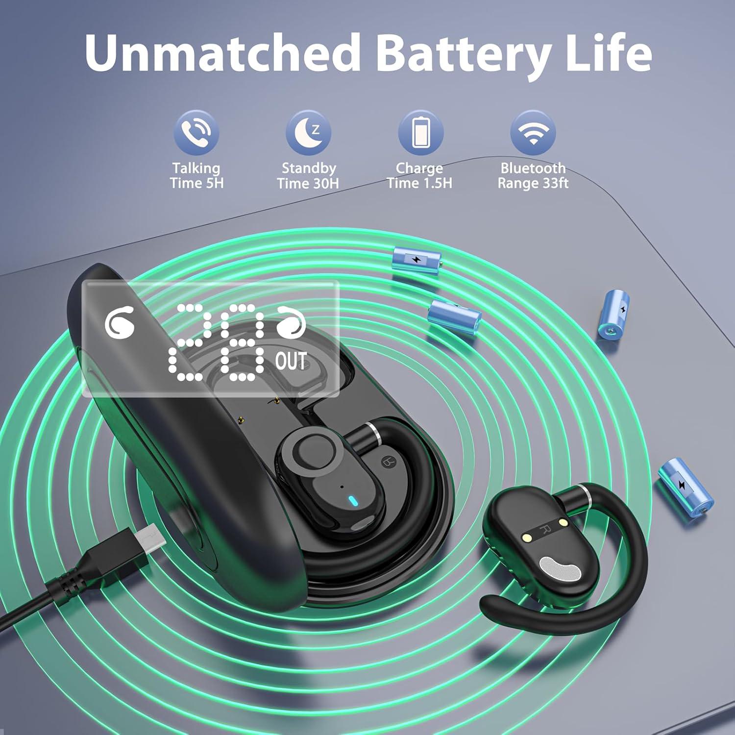 Auriculares Traductores AI OWS Inalámbricos Bluetooth 144 Idiomas