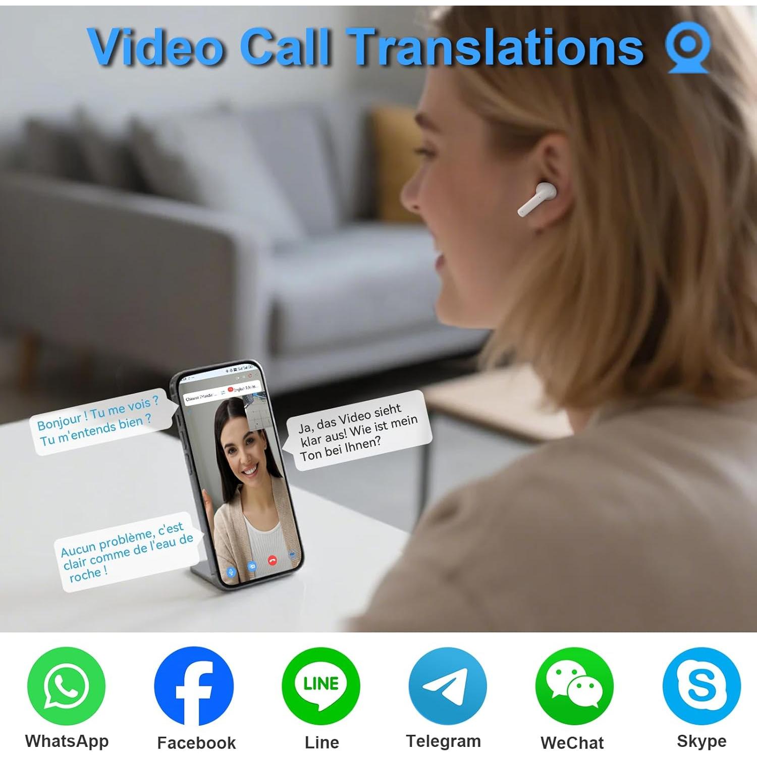 Auriculares Traductores iTour 22 Pro - Traducción en Tiempo Real 127 Idiomas