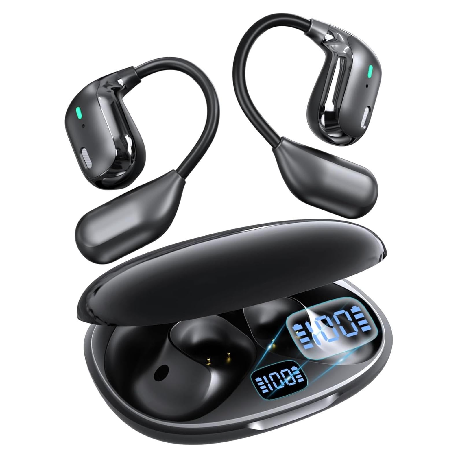 Auriculares Traductores ANVOSED 156 Idiomas AI Negro