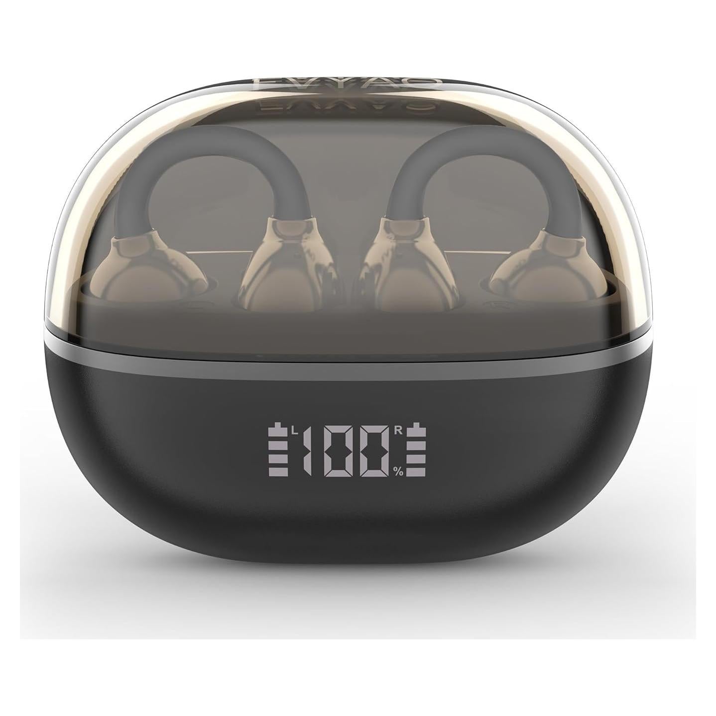 Auriculares Inalámbricos FVYAO F02 Bluetooth 5.4 IPX5 Negro