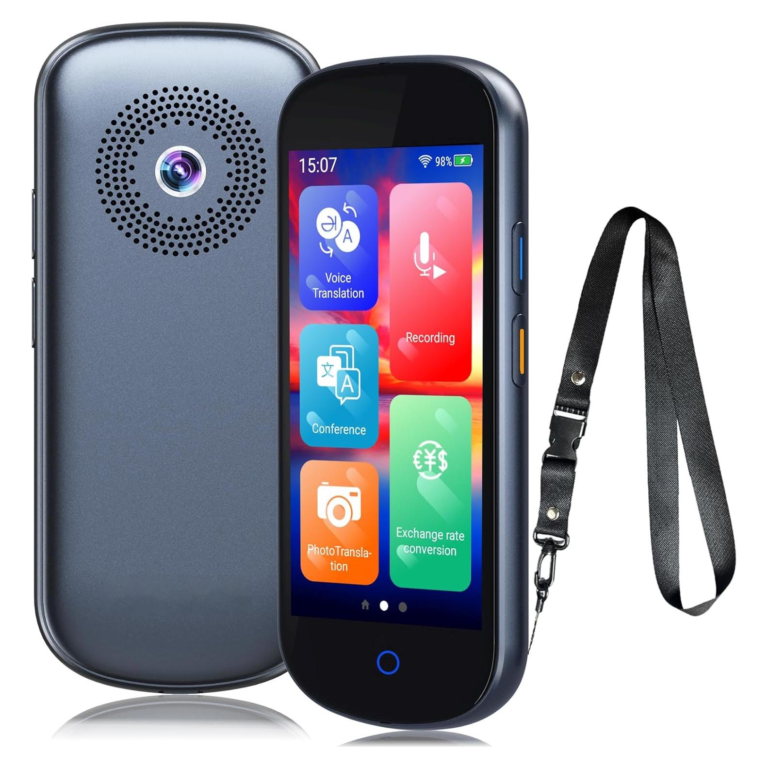 Traductor de Idiomas Neyes 2025 Pantalla Táctil 4" AI 137 Idiomas