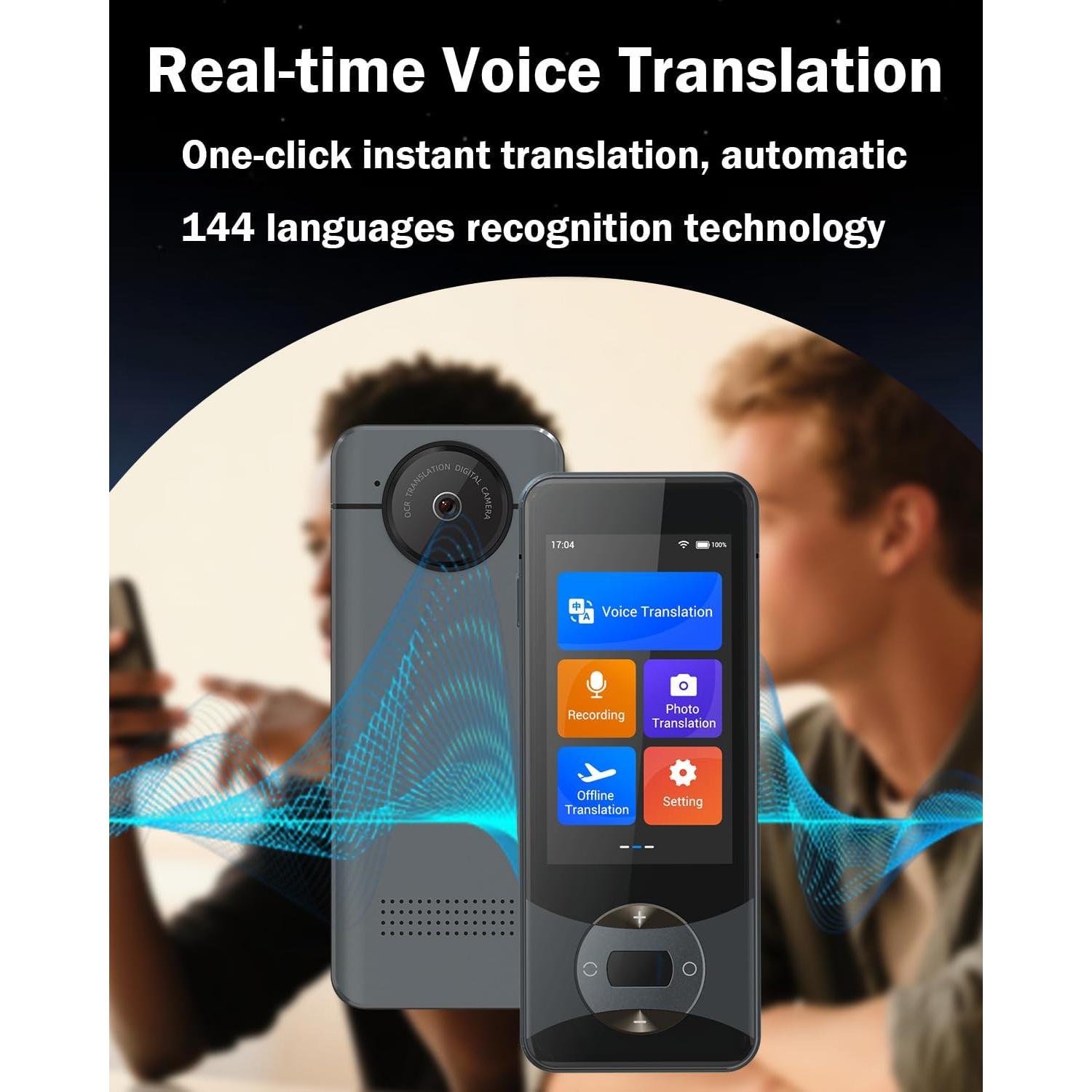 Traductor de Idiomas Wooask W10 AI 144 Idiomas Sin WiFi