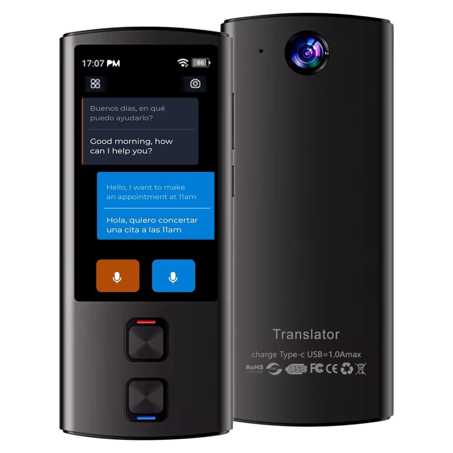 Traductor de Voz AI Shenzhen Msai 138 Idiomas Compacto