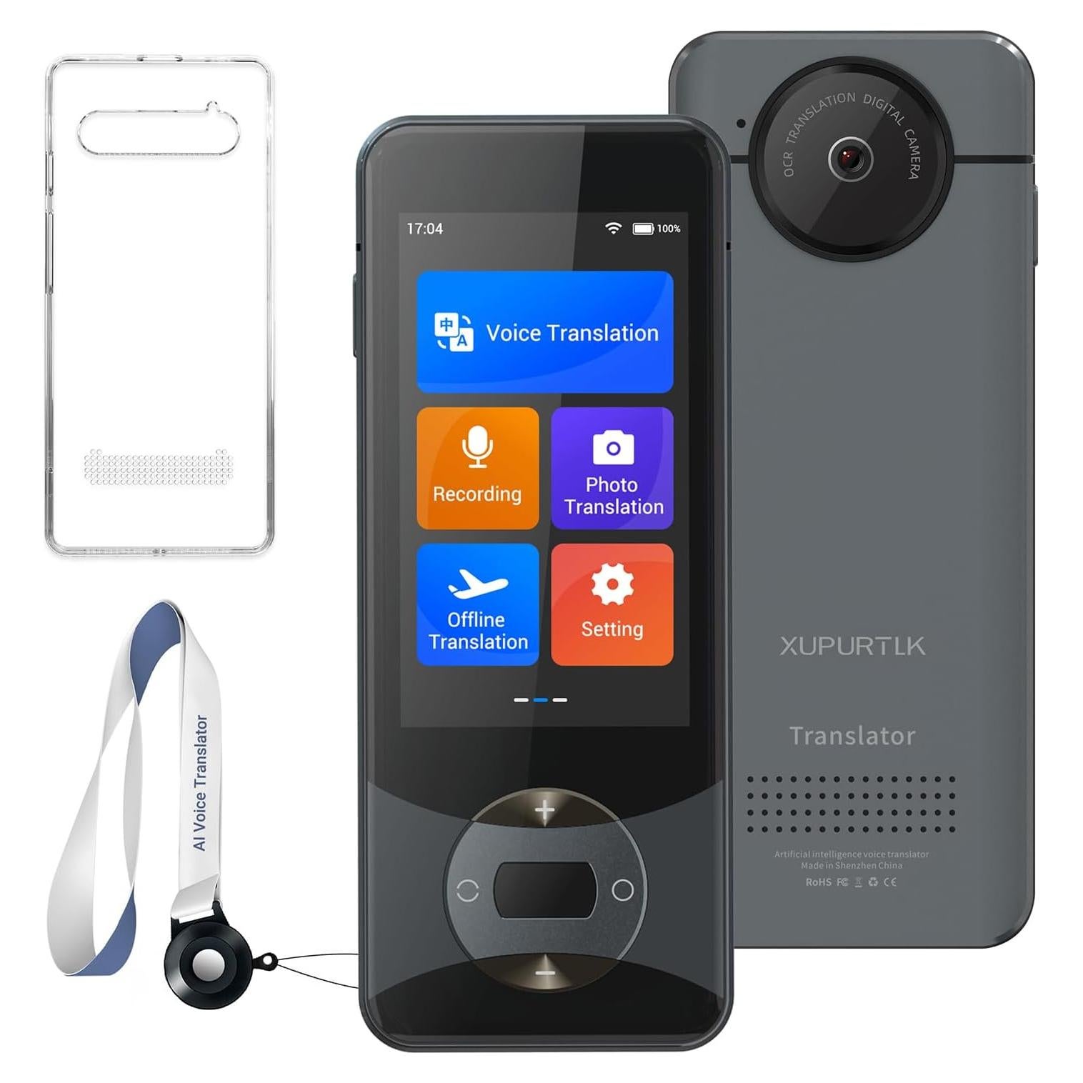 Traductor de Idiomas XUPURTLK, Voz Bidireccional, 144 Idiomas