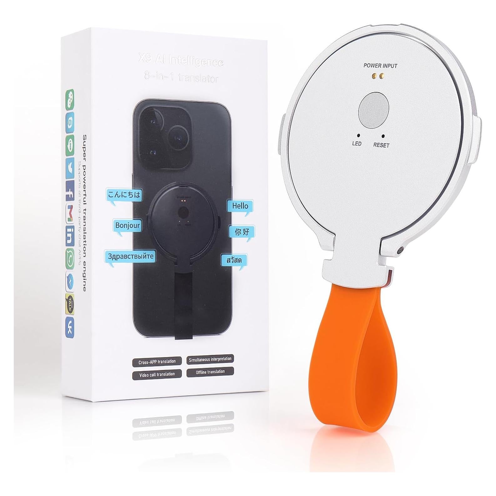 Traductor de Idiomas Aeeque FYJ00001SL, Soporte Teléfono, 138+ Idiomas