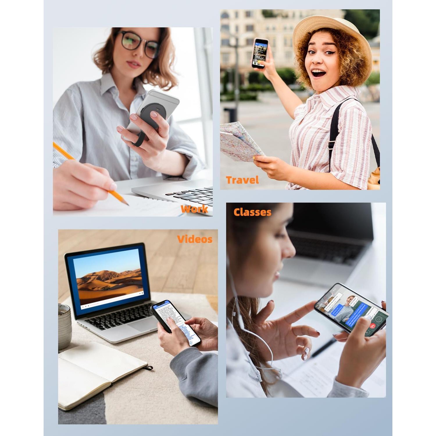 Traductor de Idiomas Aeeque FYJ00001SL, Soporte Teléfono, 138+ Idiomas