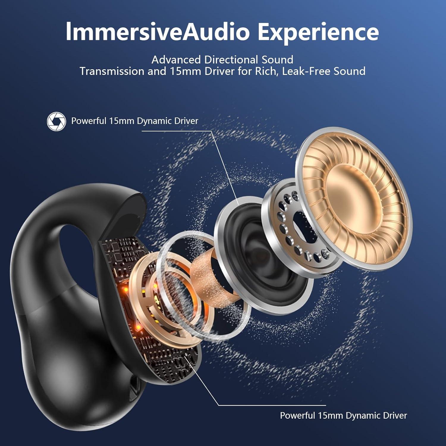 Auriculares de Traducción AI NUPLEA Q71 Negro 60H Bluetooth