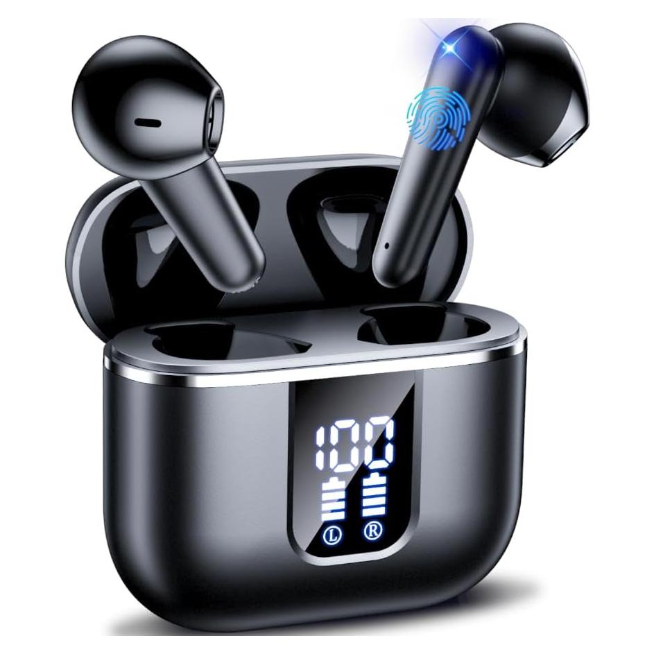 Auriculares Inalámbricos Mosyxe YYK-750 Bluetooth 5.3 42H Negro