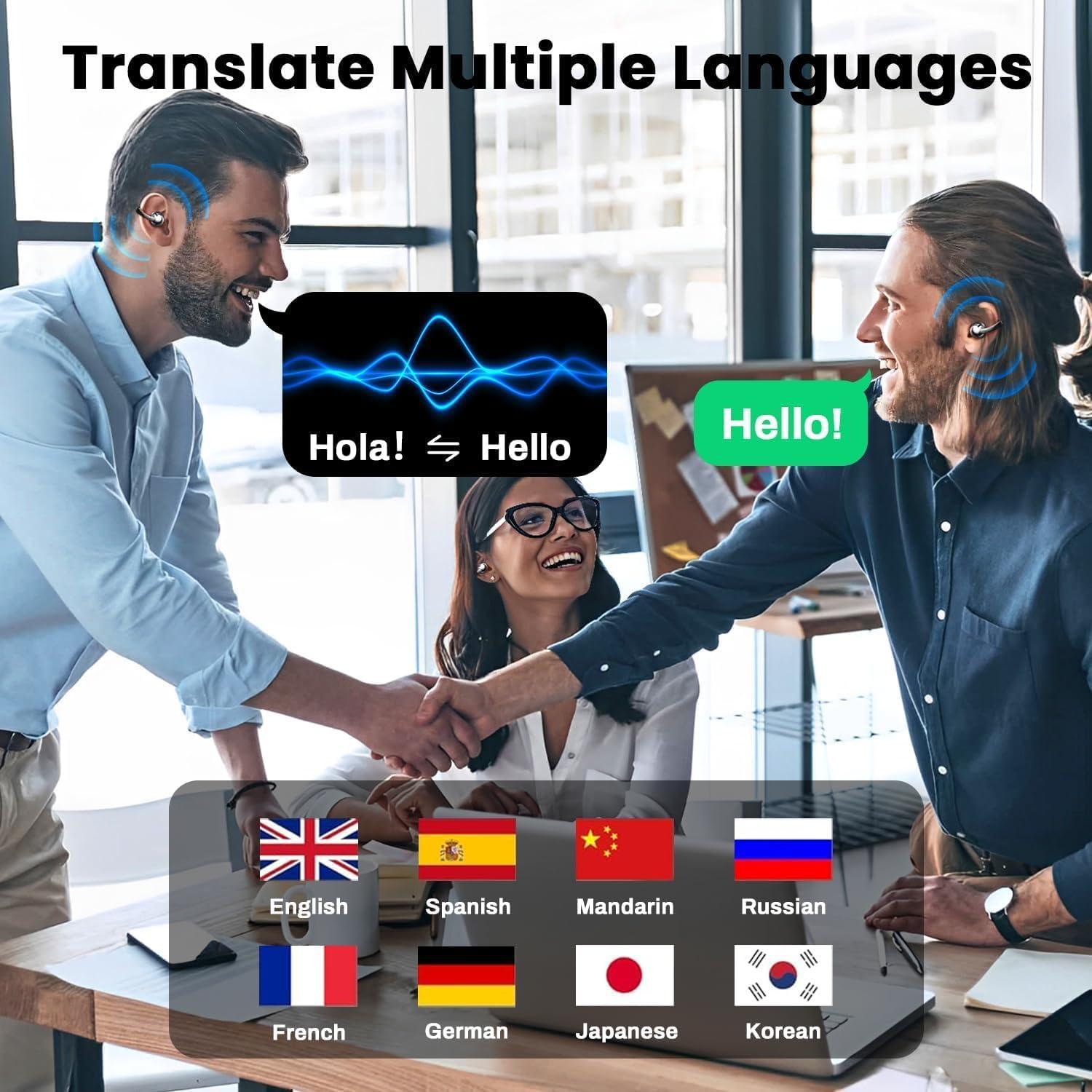 Auriculares Traductores Inalámbricos EXECCZO AI 144 Idiomas