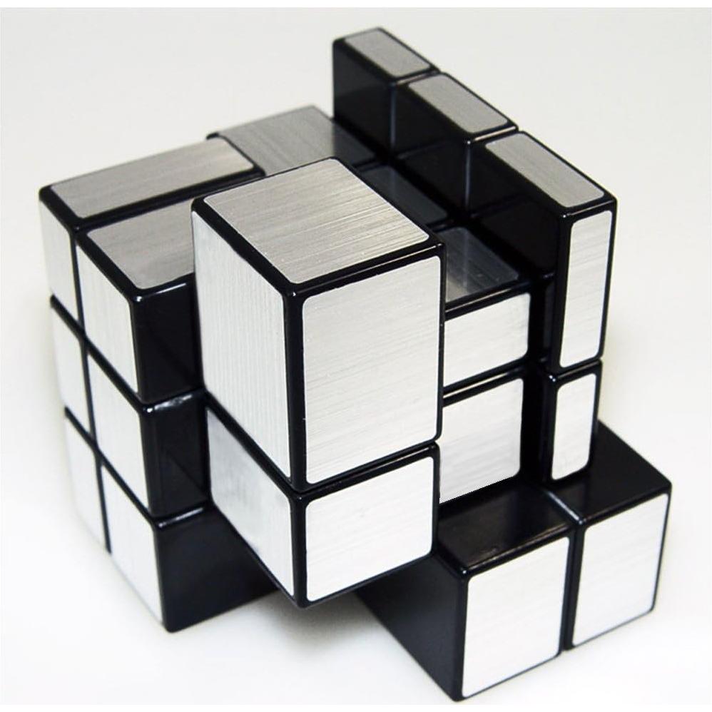 Cubo Mágico TANCH 3x3 Espejo Plata para Niños y Adultos
