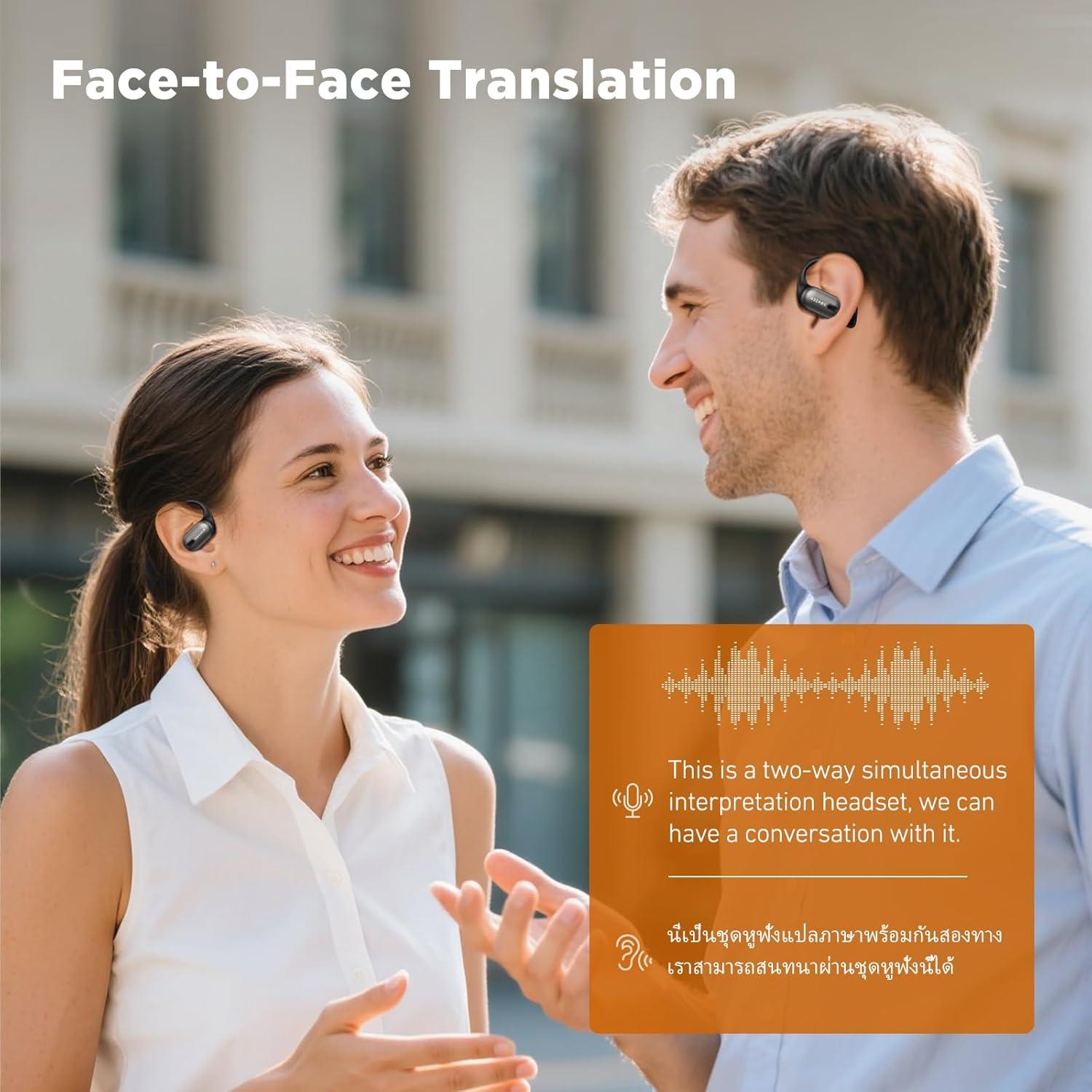 Auriculares Traductores AI ERAZER XF38 Bluetooth 135 Idiomas