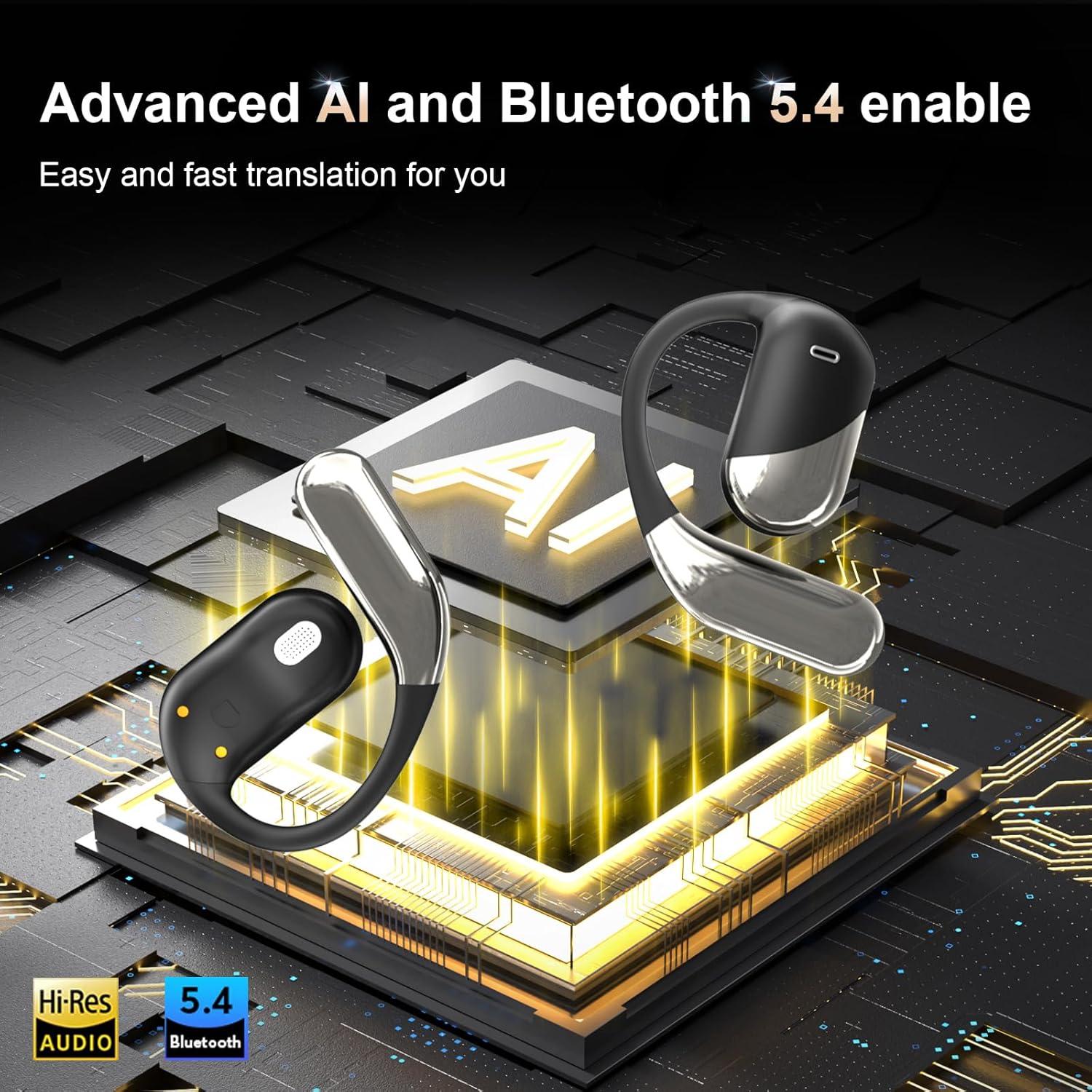 Auriculares de Traducción AI Q16 H3 - 60 Horas, 168 Idiomas