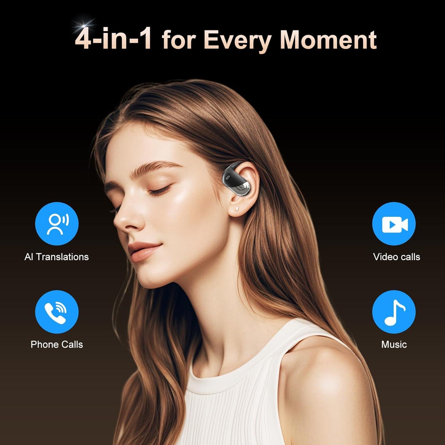 Auriculares de Traducción AI Q16 H3 - 60 Horas, 168 Idiomas