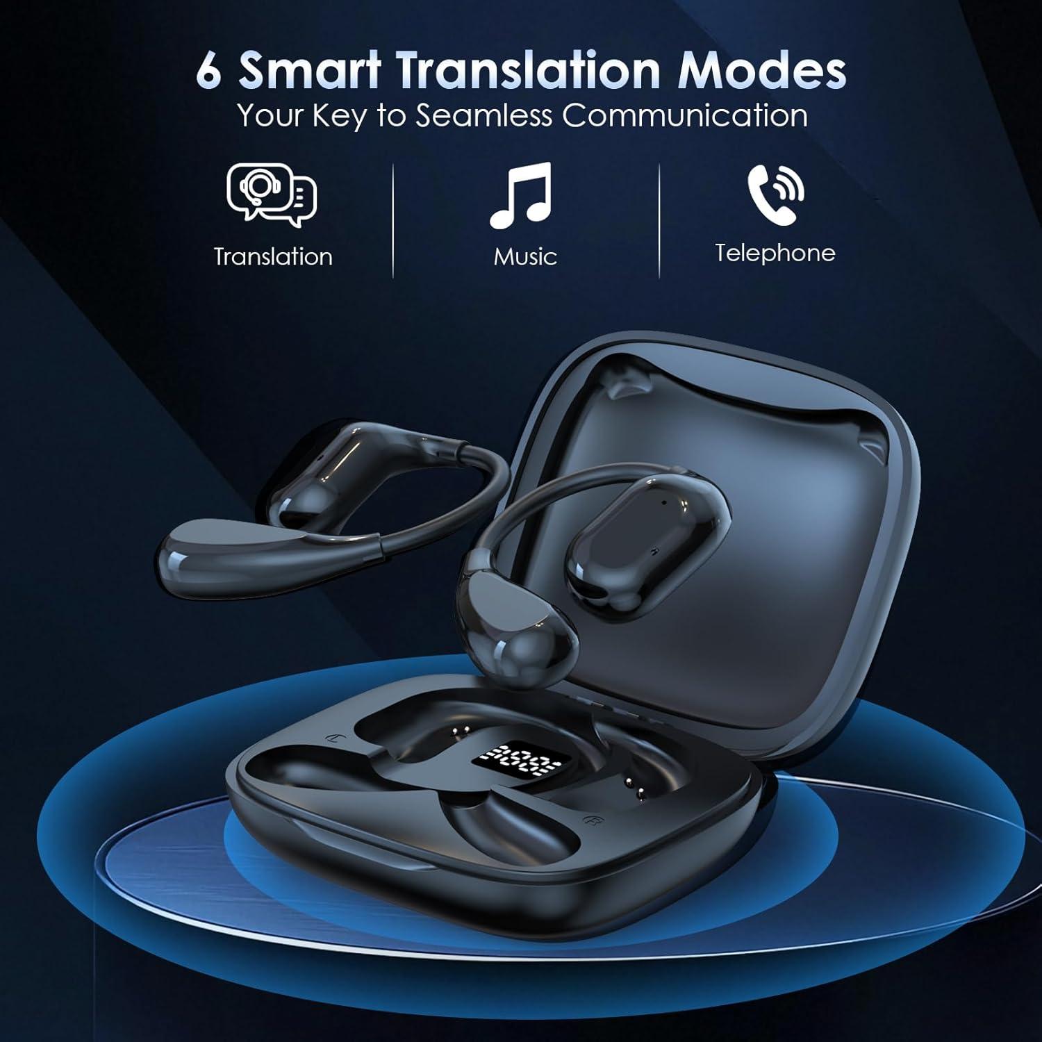 Auriculares Traductores Olycism A16 Bluetooth 5.4 150 Idiomas