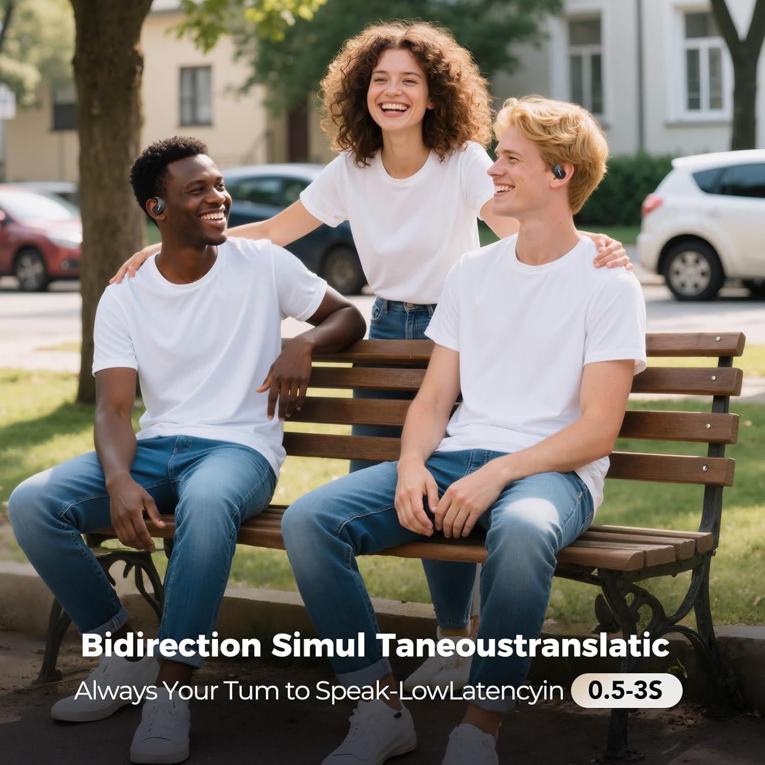 Auriculares Traductores MINISO X15 PRO Bluetooth 5.4 135 Idiomas