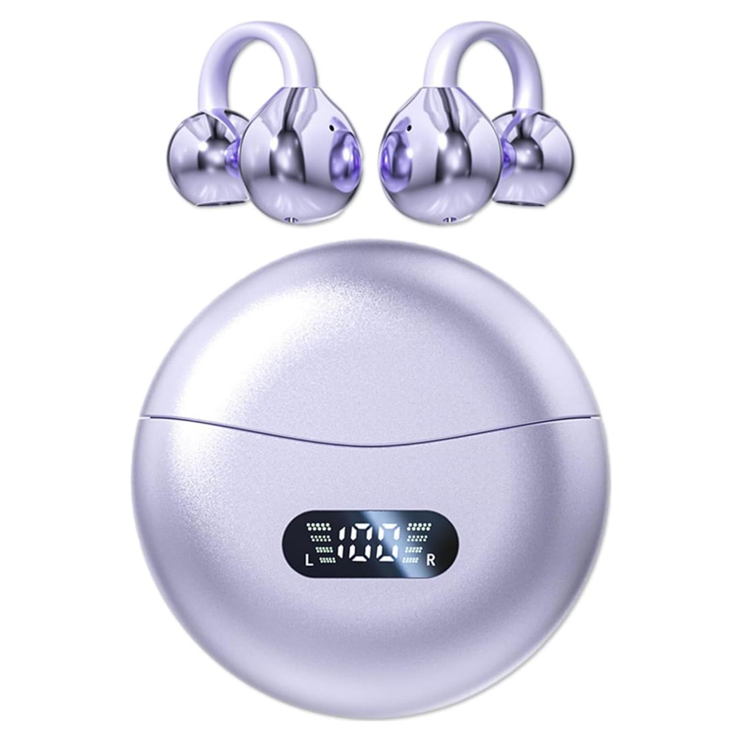 Auriculares de Traducción AI Bluetooth Gugxiom 144 Idiomas Púrpura