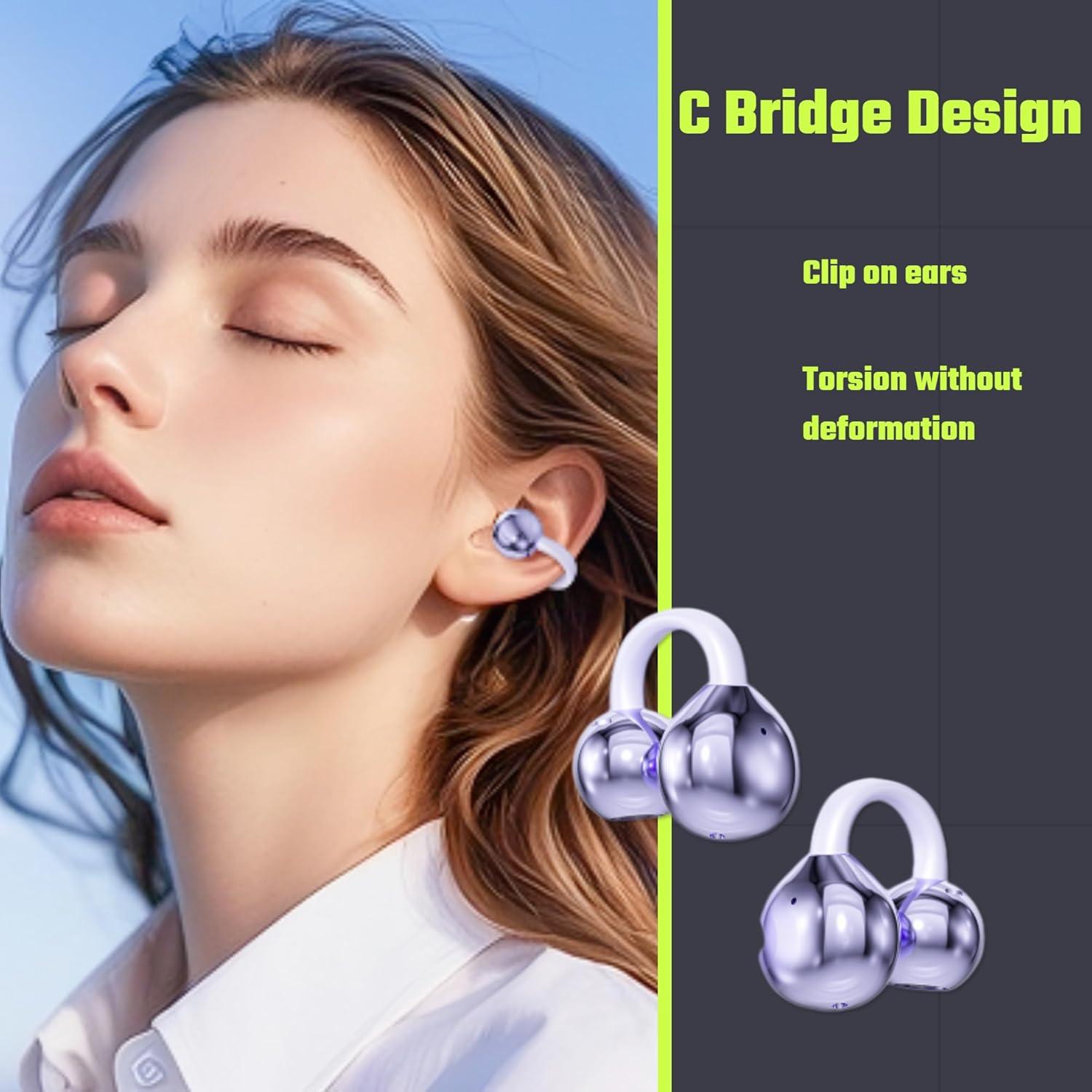 Auriculares de Traducción AI Bluetooth Gugxiom 144 Idiomas Púrpura