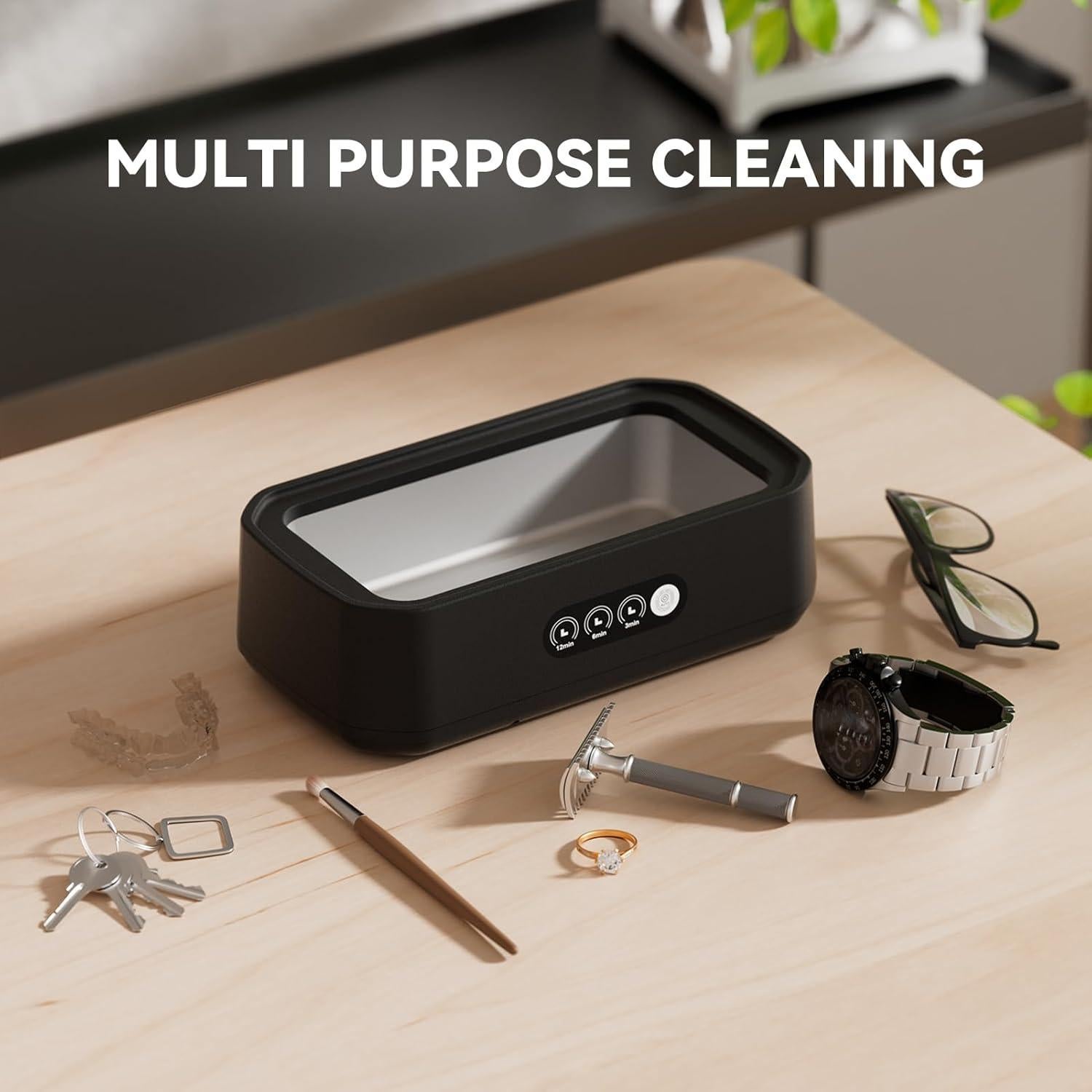 Limpiador Ultrasónico de Joyas CHGAOY 650ml 50KHz 3 Modos