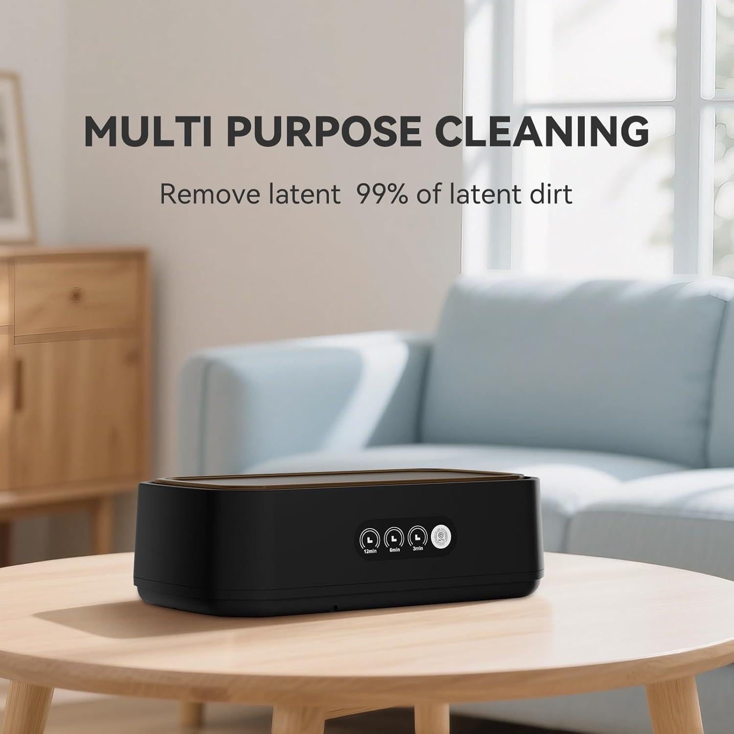 Limpiador Ultrasónico de Joyas CHGAOY 650ml 50KHz 3 Modos