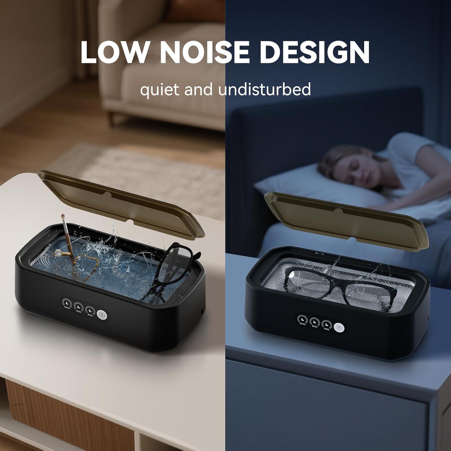 Limpiador Ultrasónico de Joyas CHGAOY 650ml 50KHz 3 Modos