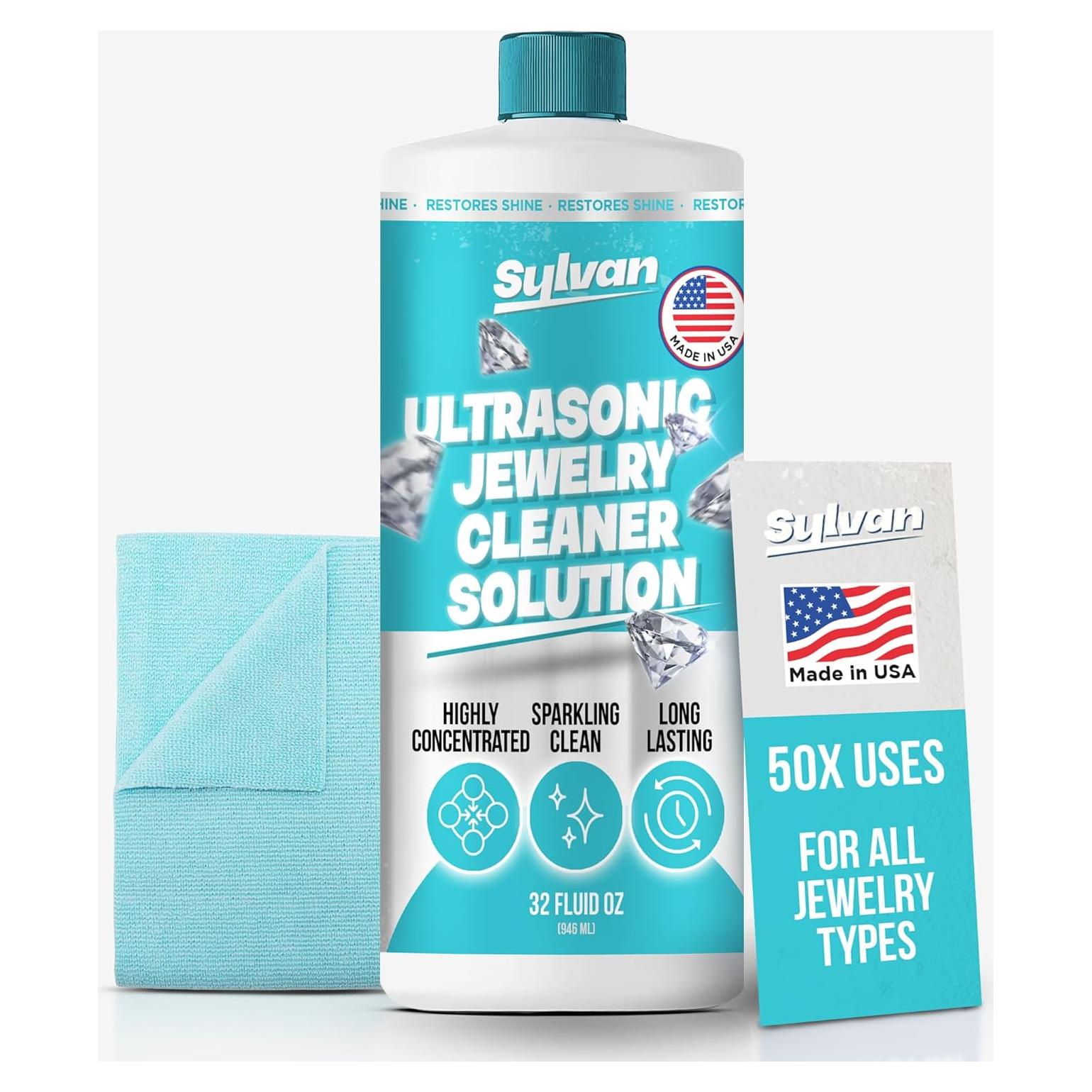 Limpiador Ultrasónico para Joyería Sylvan Hills 0.95L + Paño