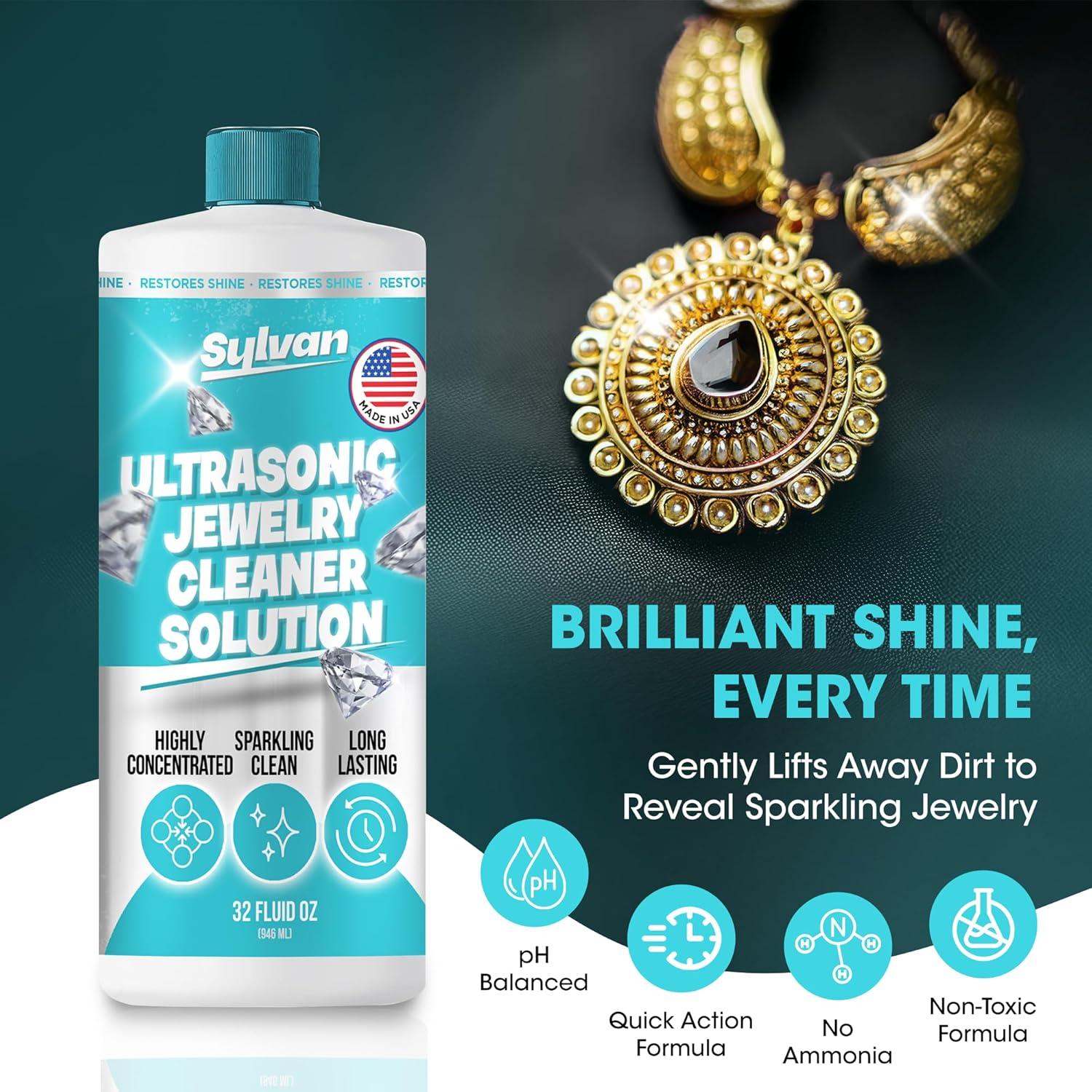 Limpiador Ultrasónico para Joyería Sylvan Hills 0.95L + Paño